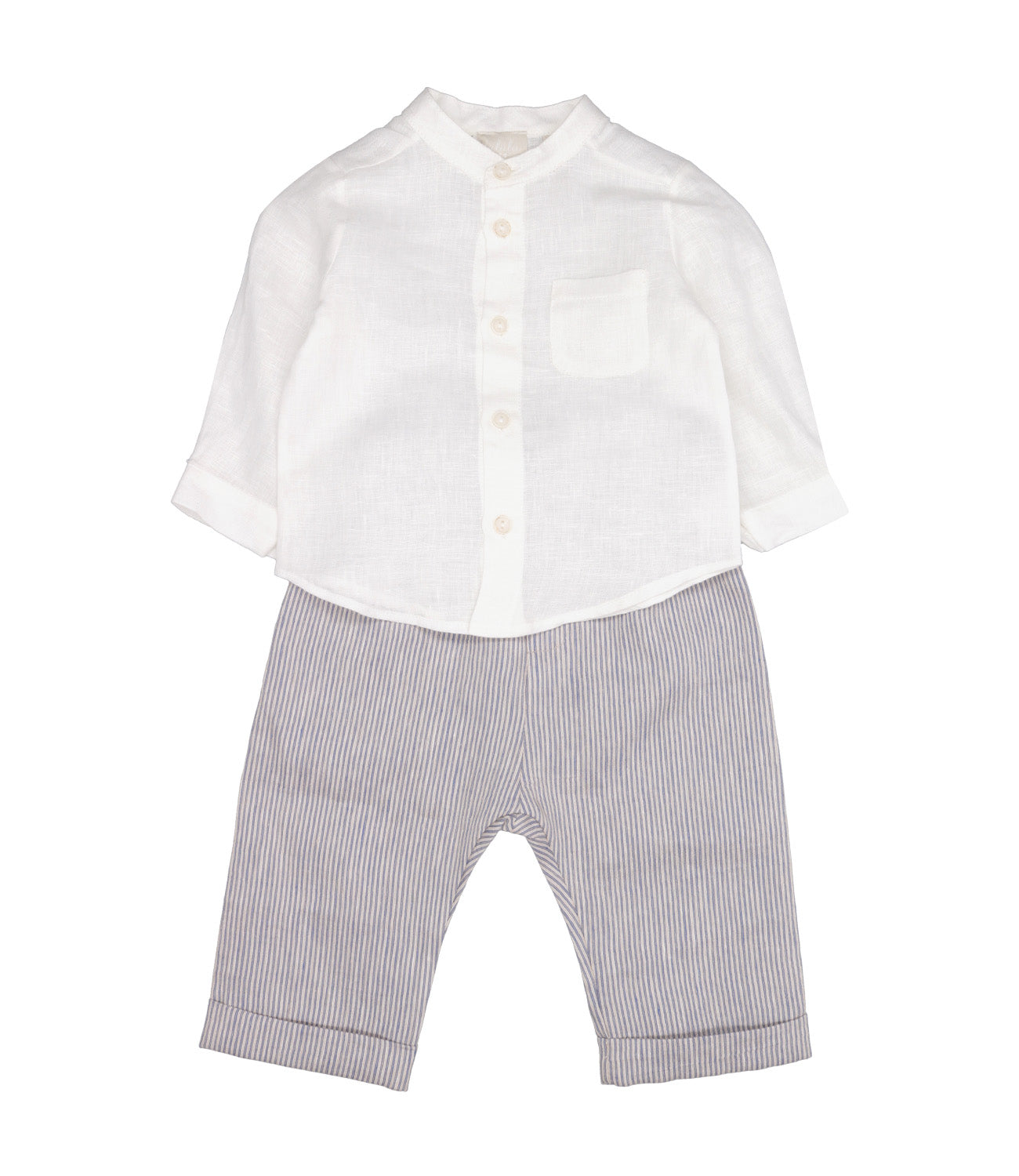 Lalalù | Set Camicia e Pantalone Grigio