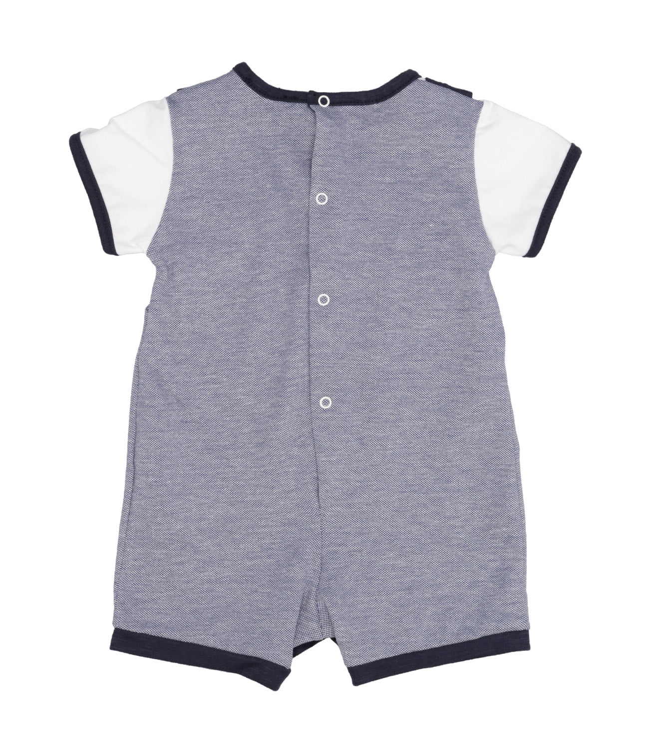 Lalalù | Grey and Blue Romper