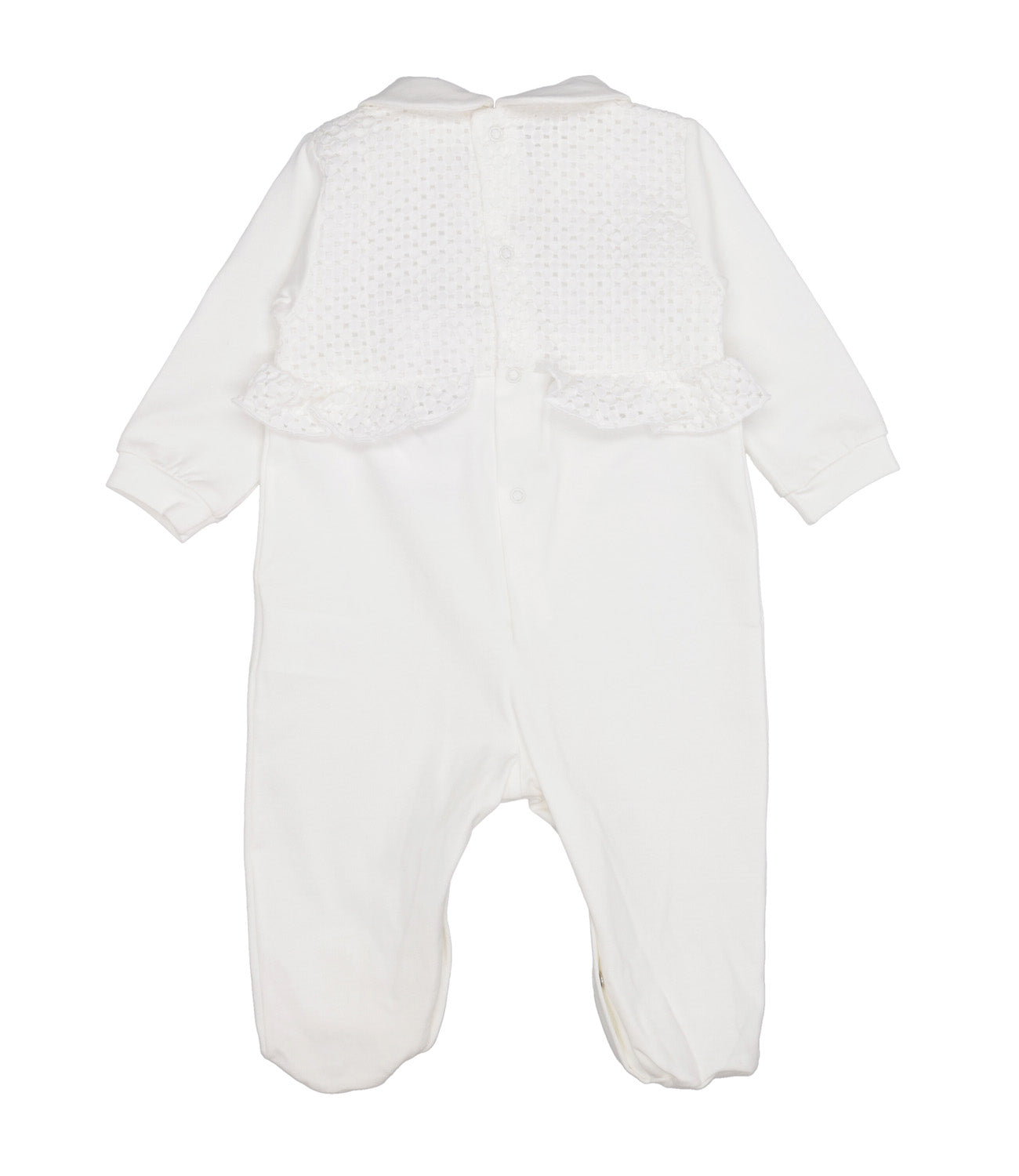 Lalalù | Milk White Sleepsuit