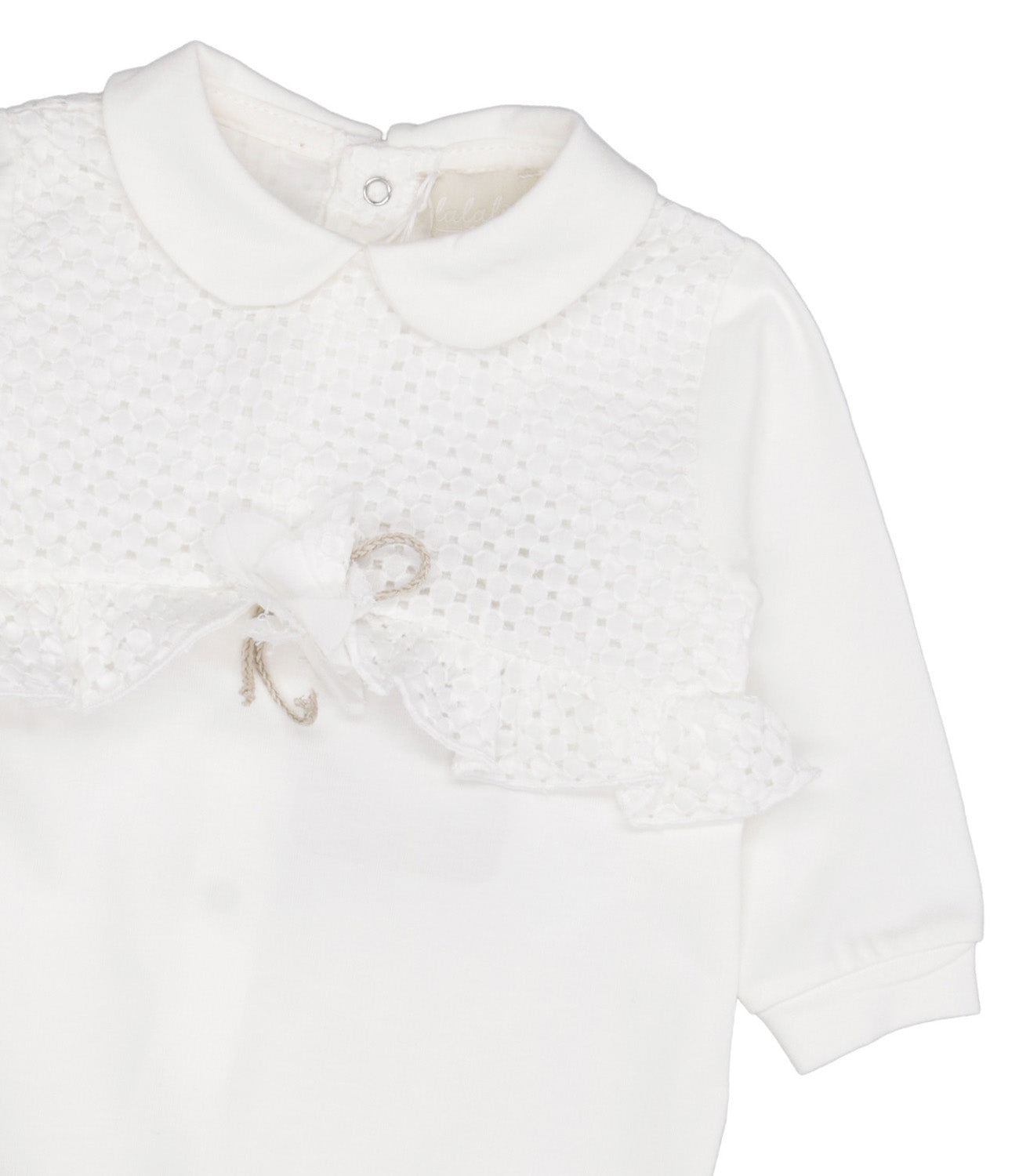 Lalalù | Milk White Sleepsuit