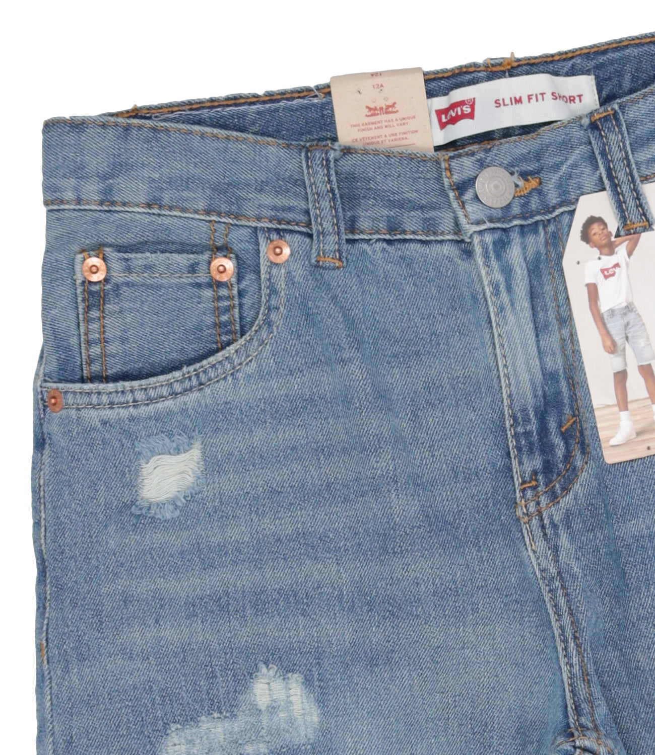 Levis Kids | Bermuda Denim Chiaro