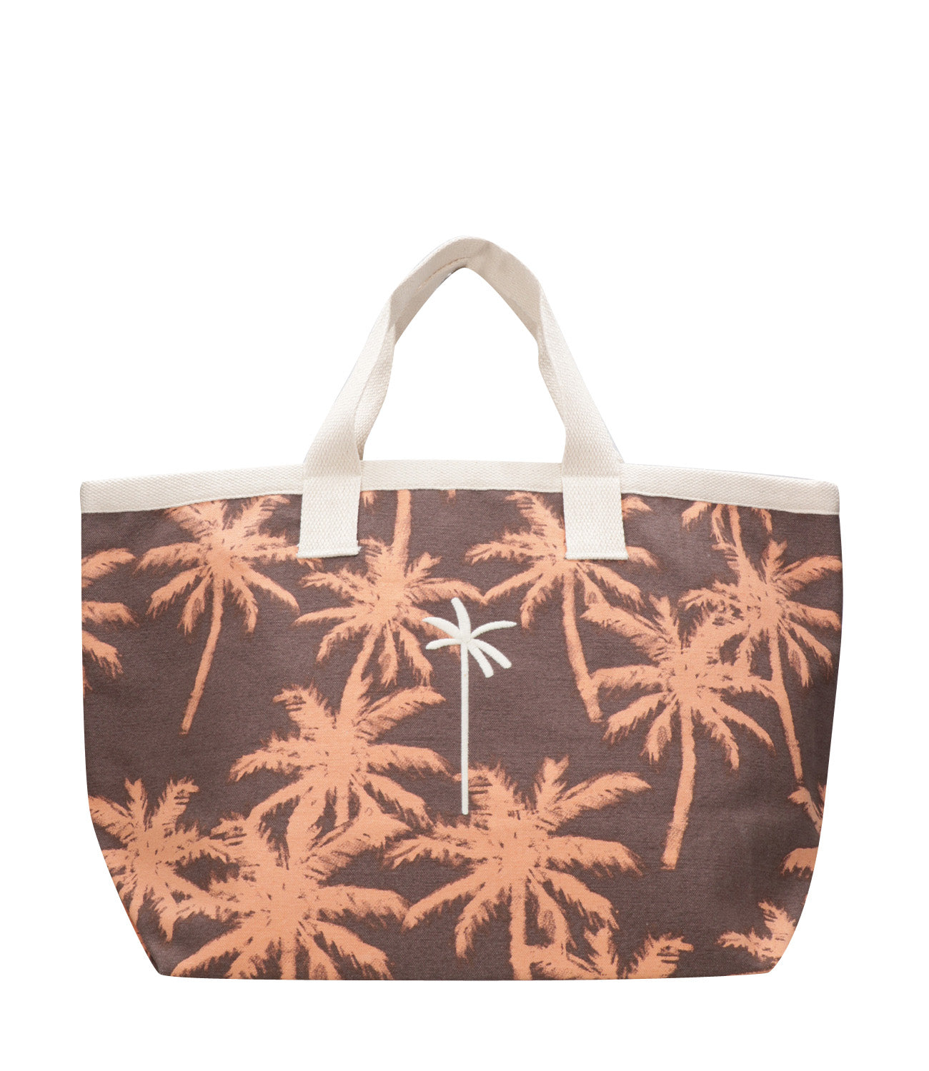 Manebi | California Tote Bag Cocoa and Orange