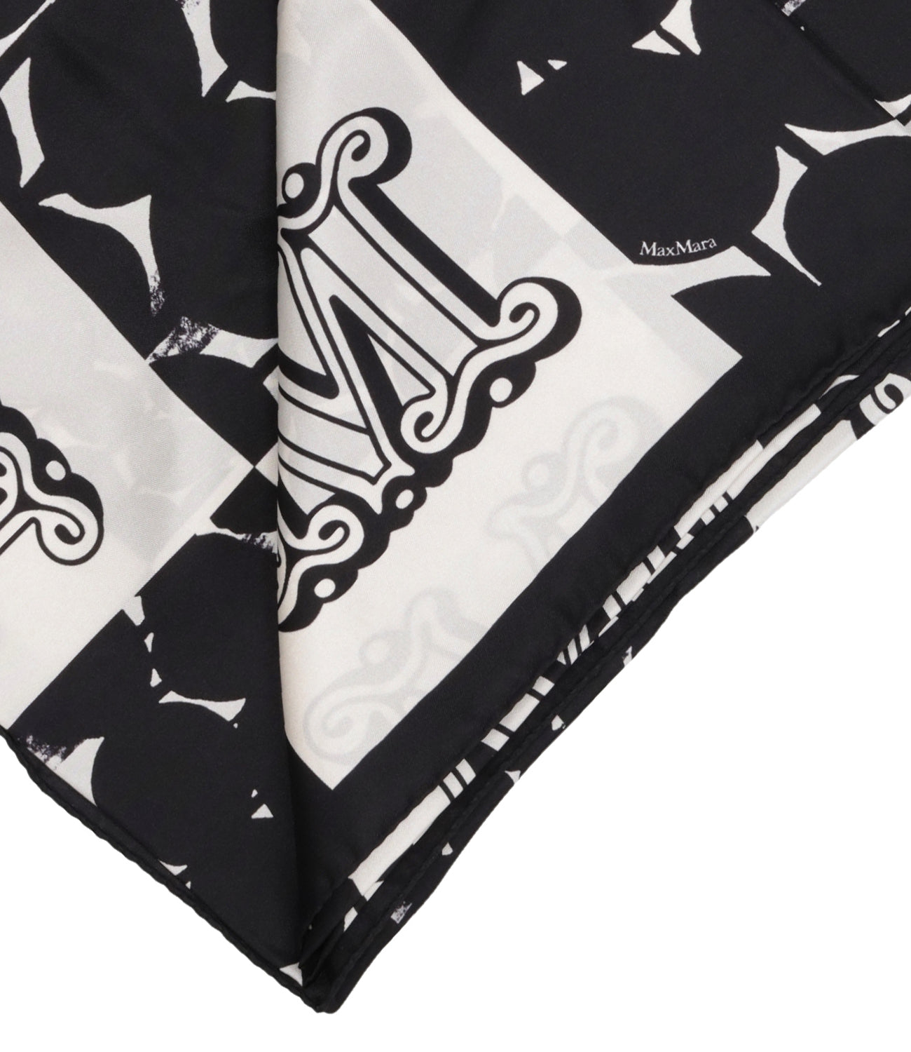 Max Mara | Foulard Carre90 Black and White