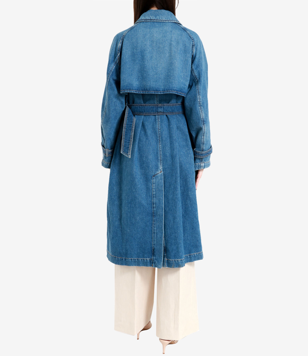 Max Mara Weekend | Trench Blasy Denim Medio