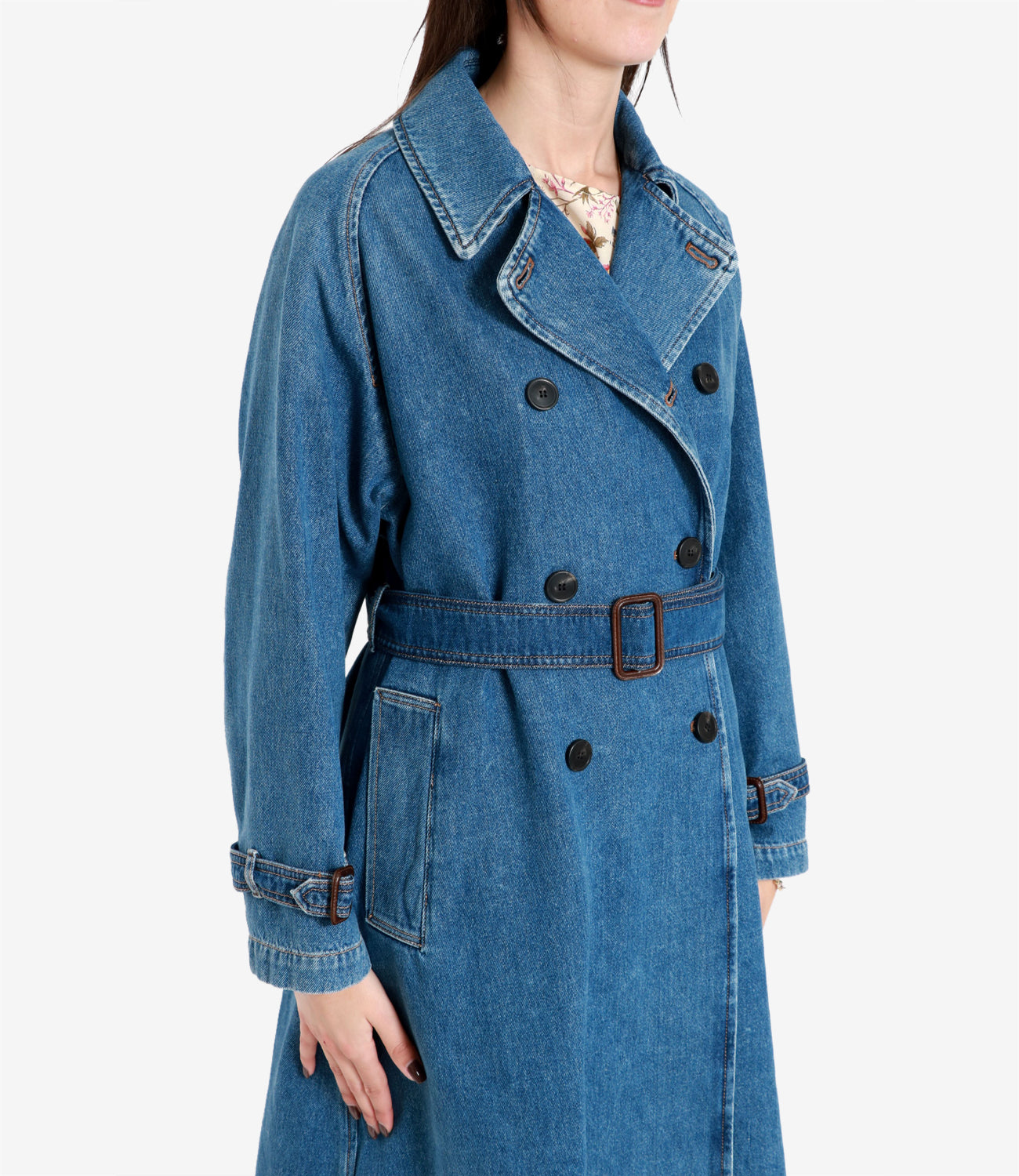 Max Mara Weekend | Trench Blasy Denim Medio