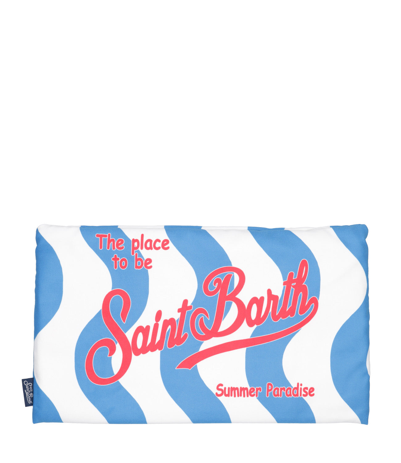 MC2 Saint Barth | Aidan Towel Light Blue and White