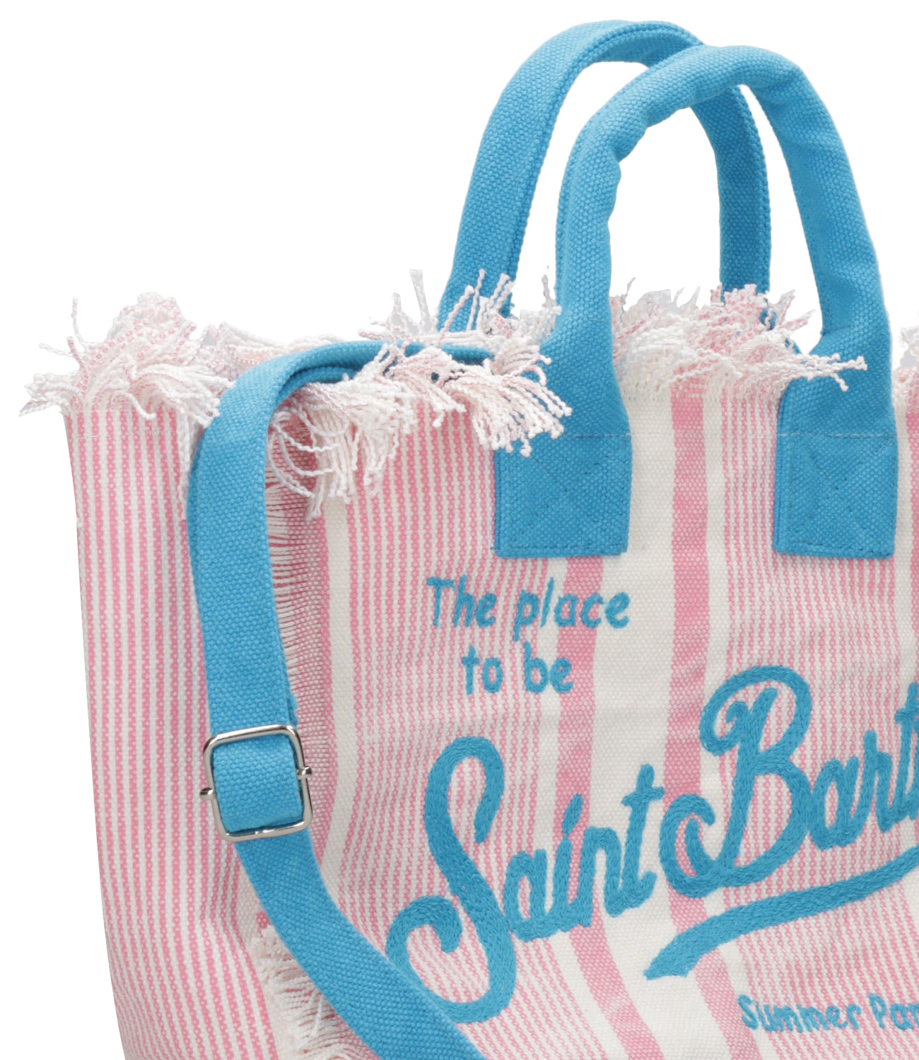 MC2 Saint Barth | Colette Pink and Turquoise Bag