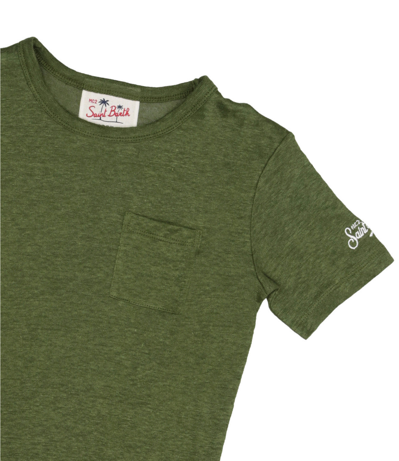 MC2 Saint Barth Kids | T-Shirt Verde Militare