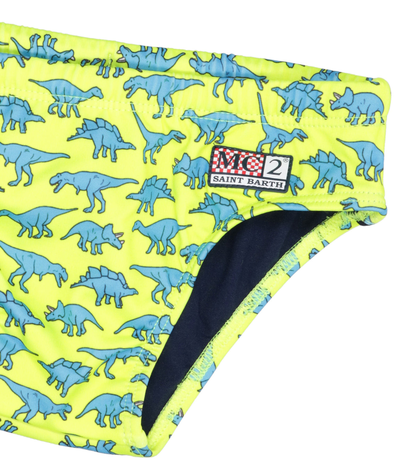 MC2 Saint Barth Kids | Green and Blue Swimsuit Briefs