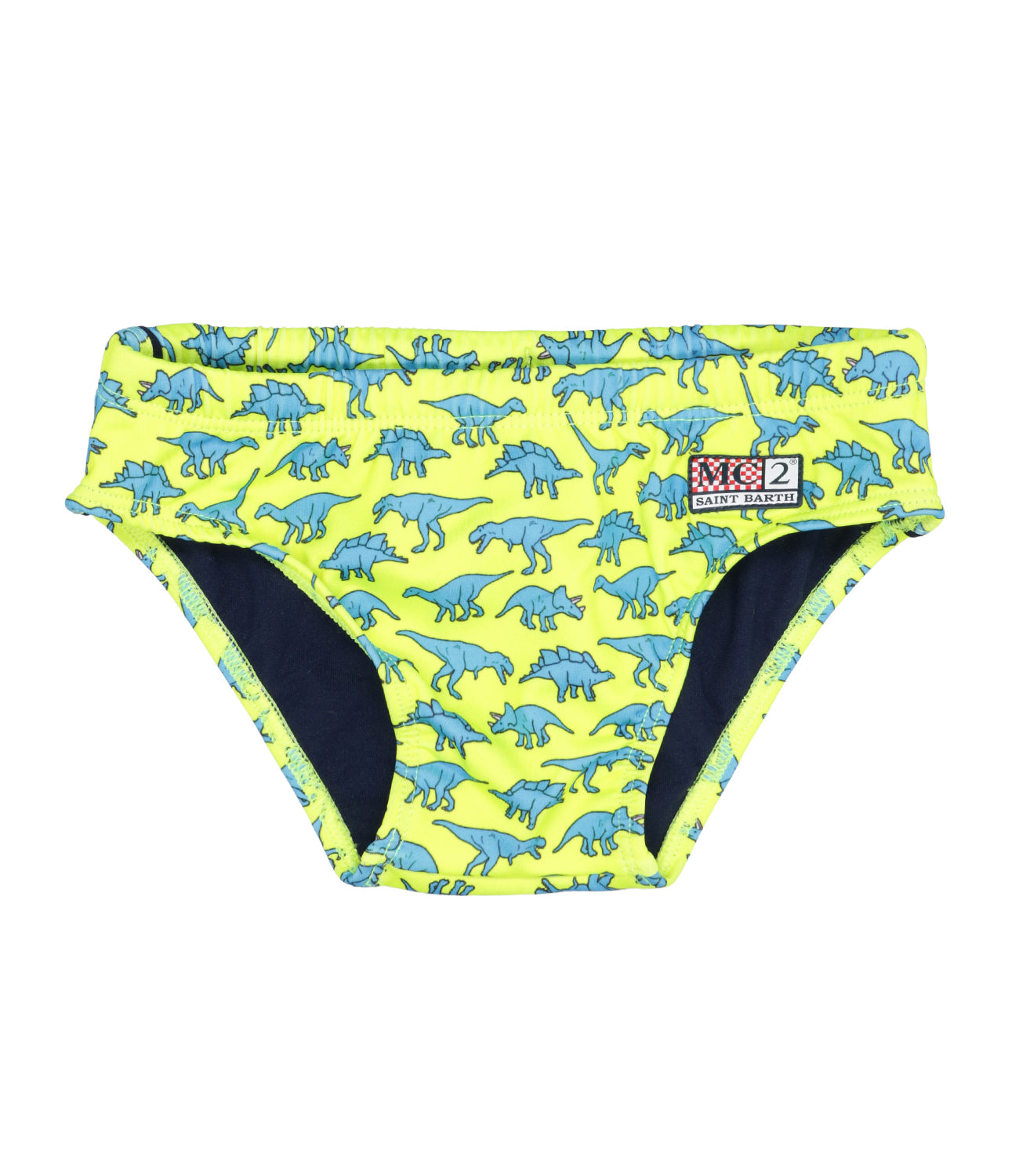 MC2 Saint Barth Kids | Green and Blue Swimsuit Briefs