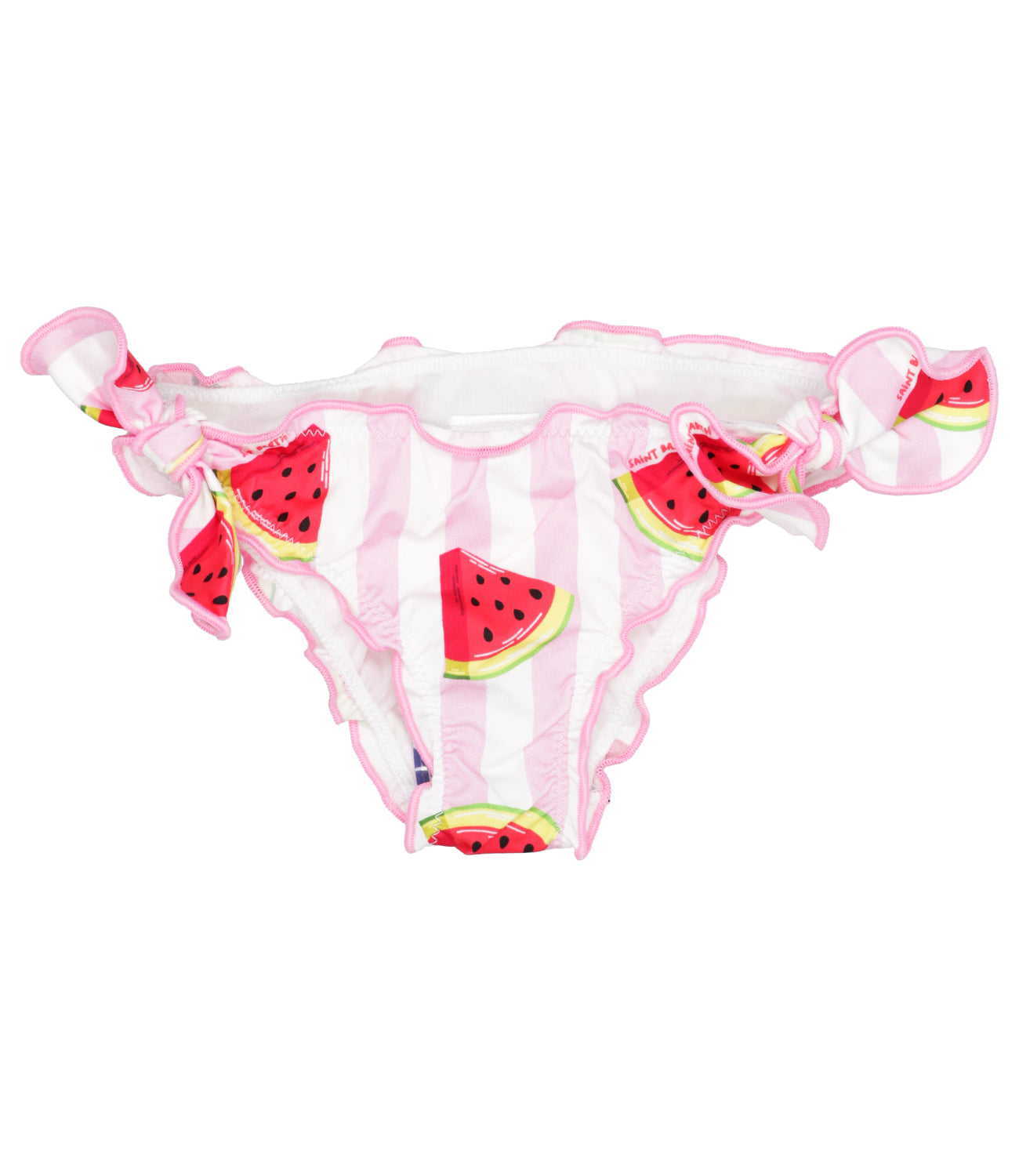 MC2 Saint Barth Kids | Pink and White Swimsuit Briefs