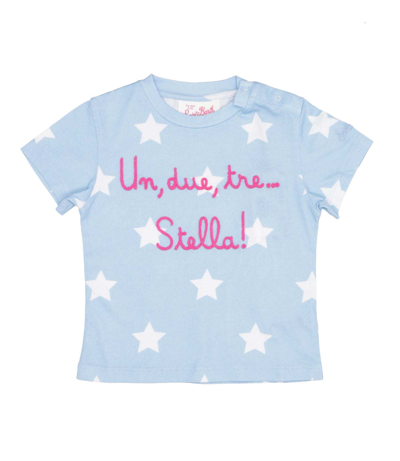 MC2 Saint Barth Kids | T-Shirt Elly Barbie Pastels Celeste