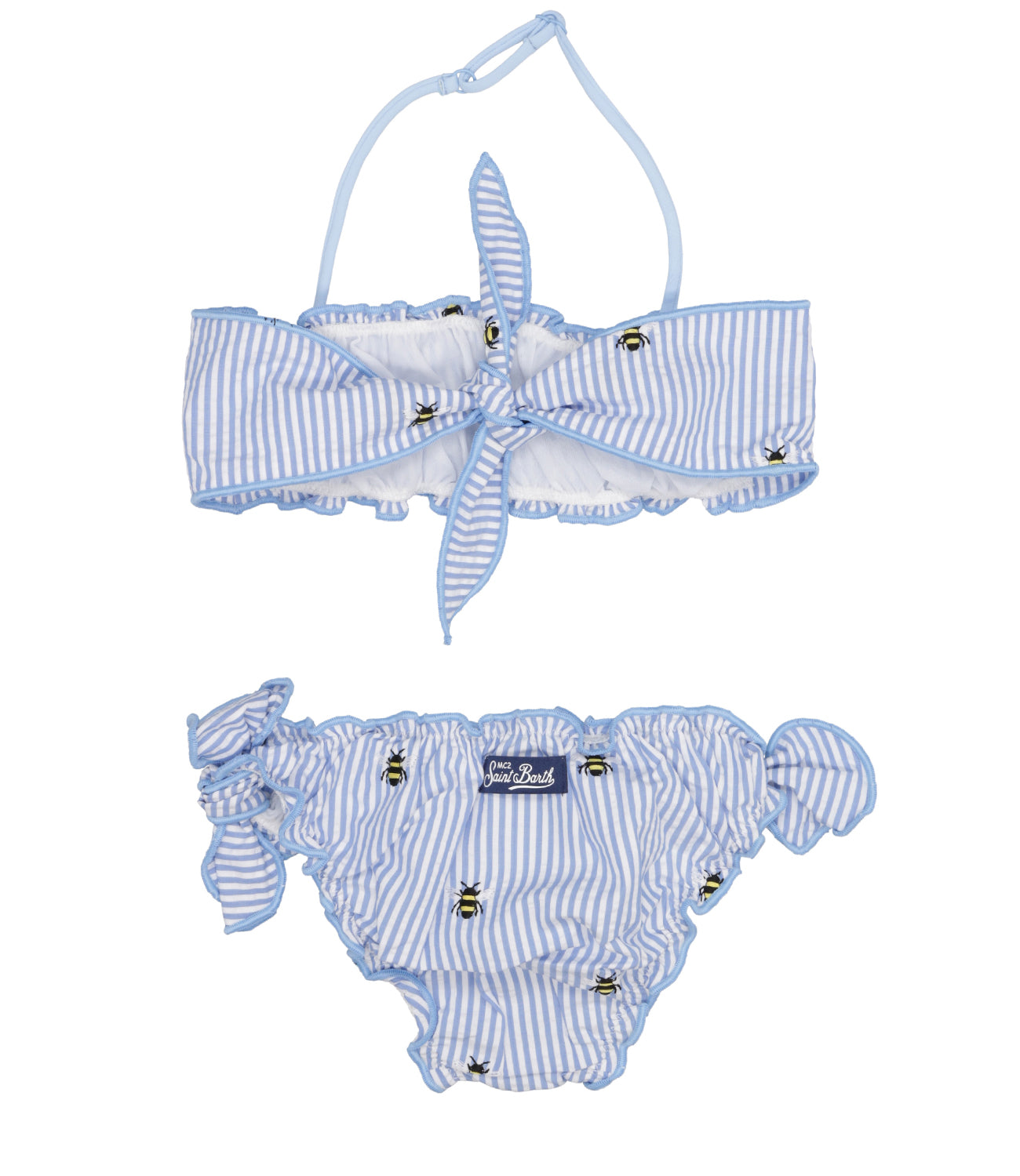 MC2 Saint Barth Kids | Bikini Swimsuit Emy Heavenly and White