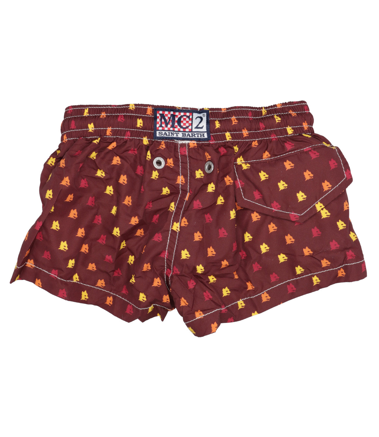 MC2 Saint Barth | Costume Shorts Jean Lighting Rosso