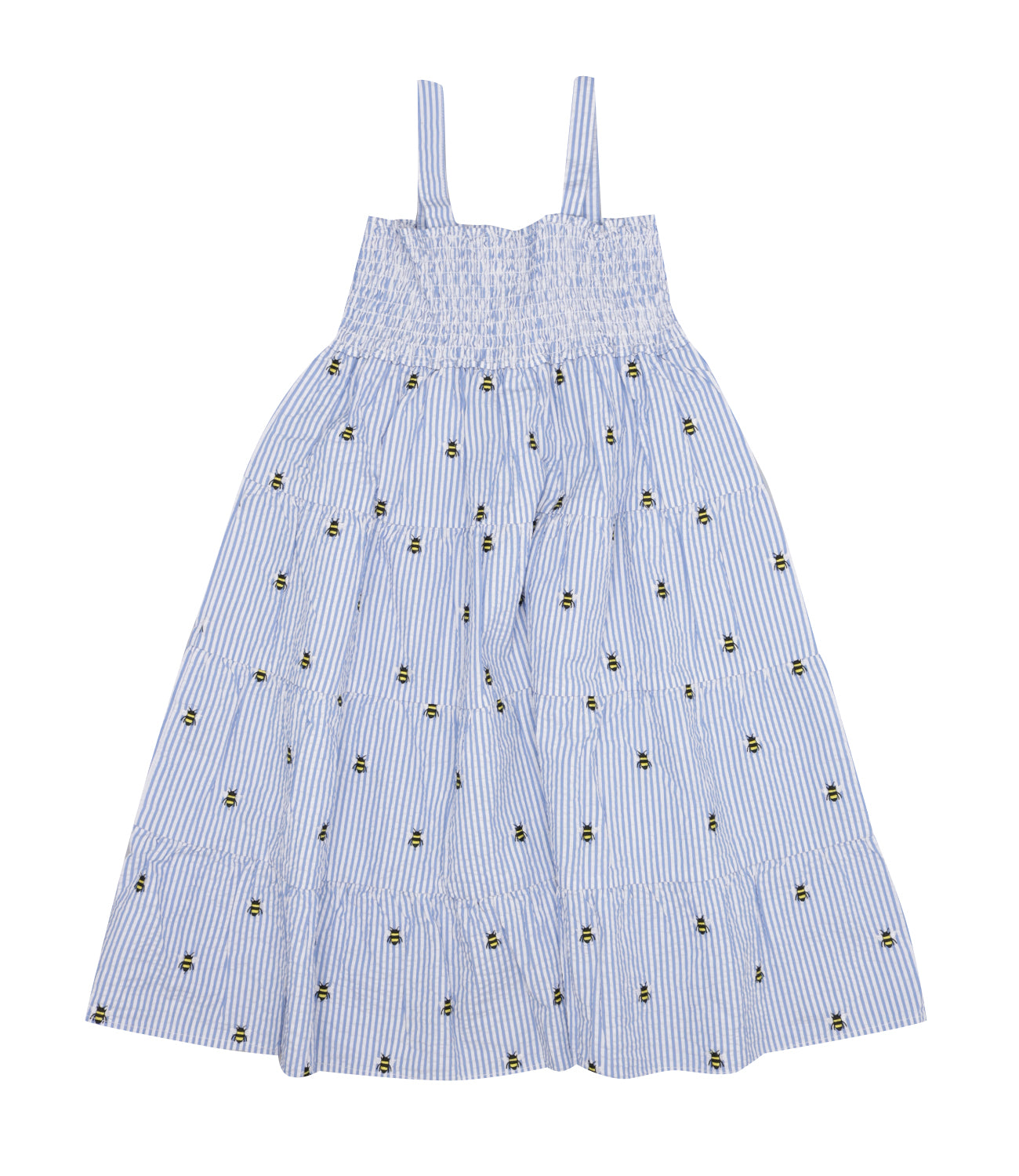 MC2 Saint Barth Kids | Jemine Jr Dress Light Blue and White