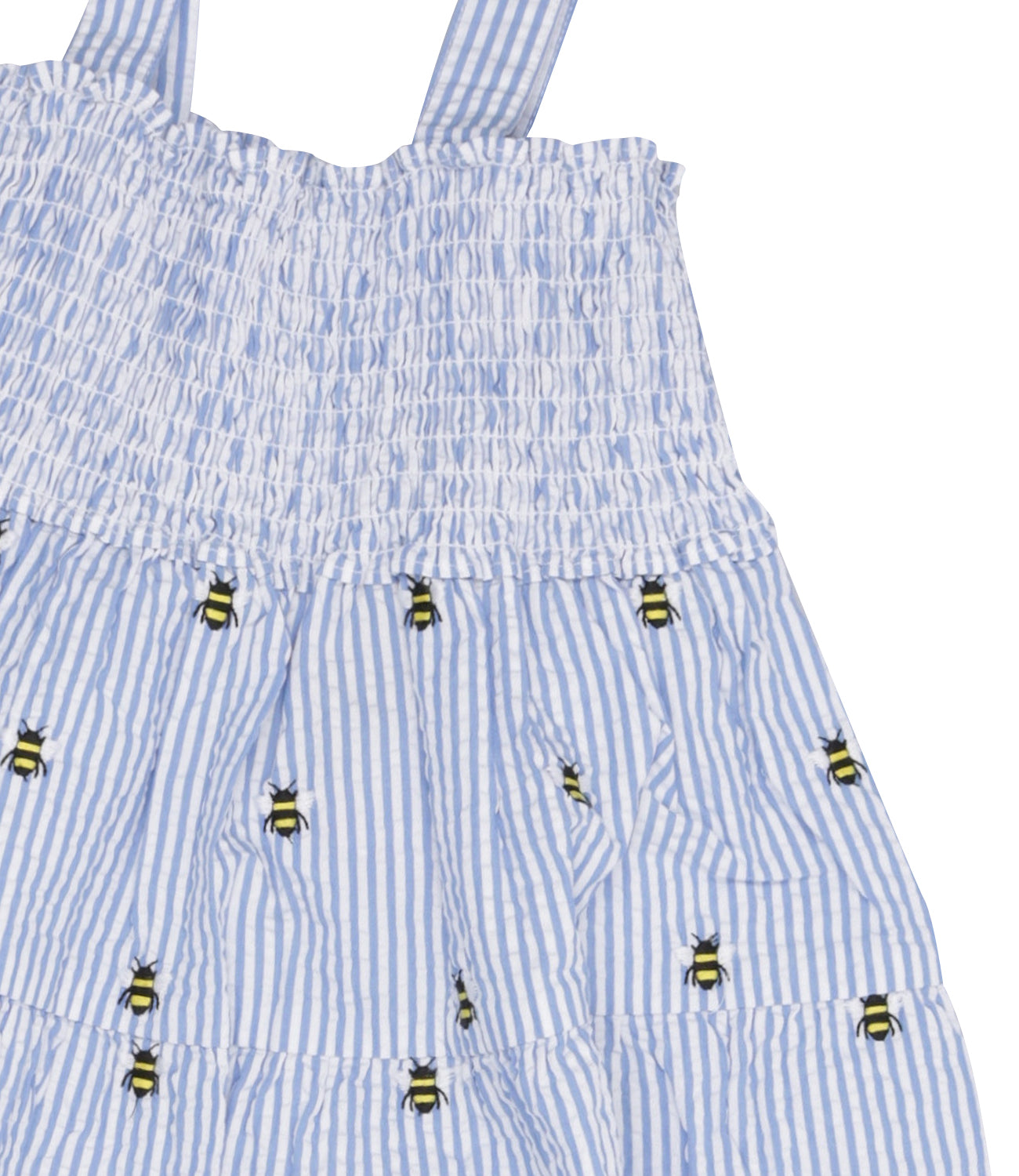 MC2 Saint Barth Kids | Jemine Jr Dress Light Blue and White