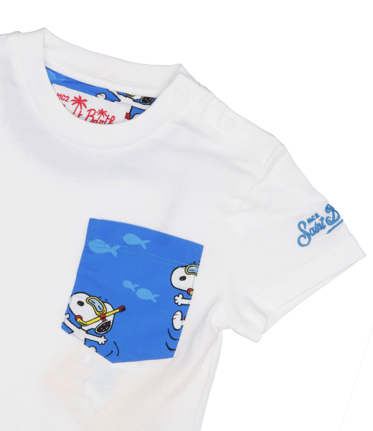 MC2 Saint Barth | T-Shirt Kea Scuba Snoopy White