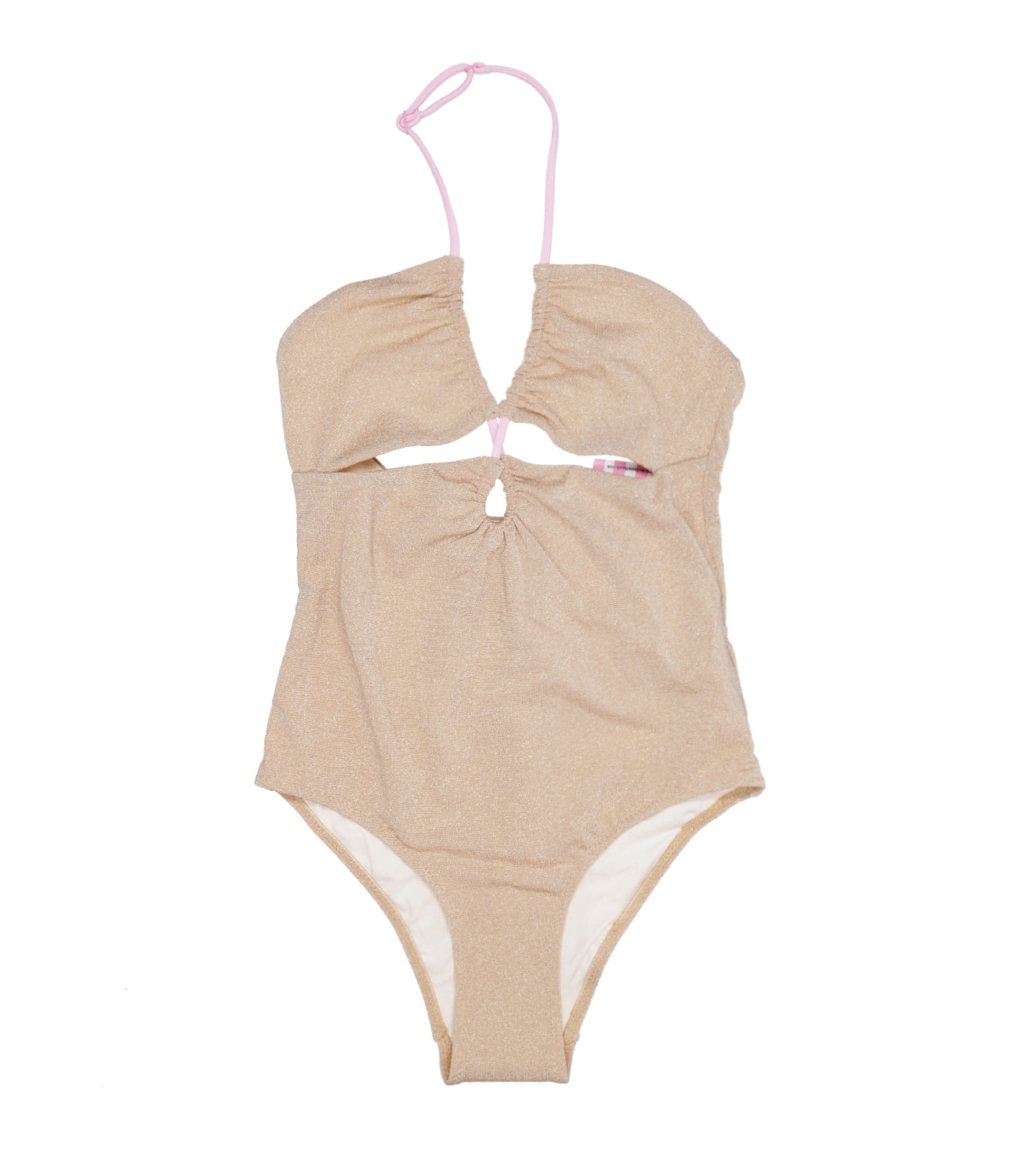 MC2 Saint Barth Kids | Kinsley Junior Gold One-piece Swimsuit