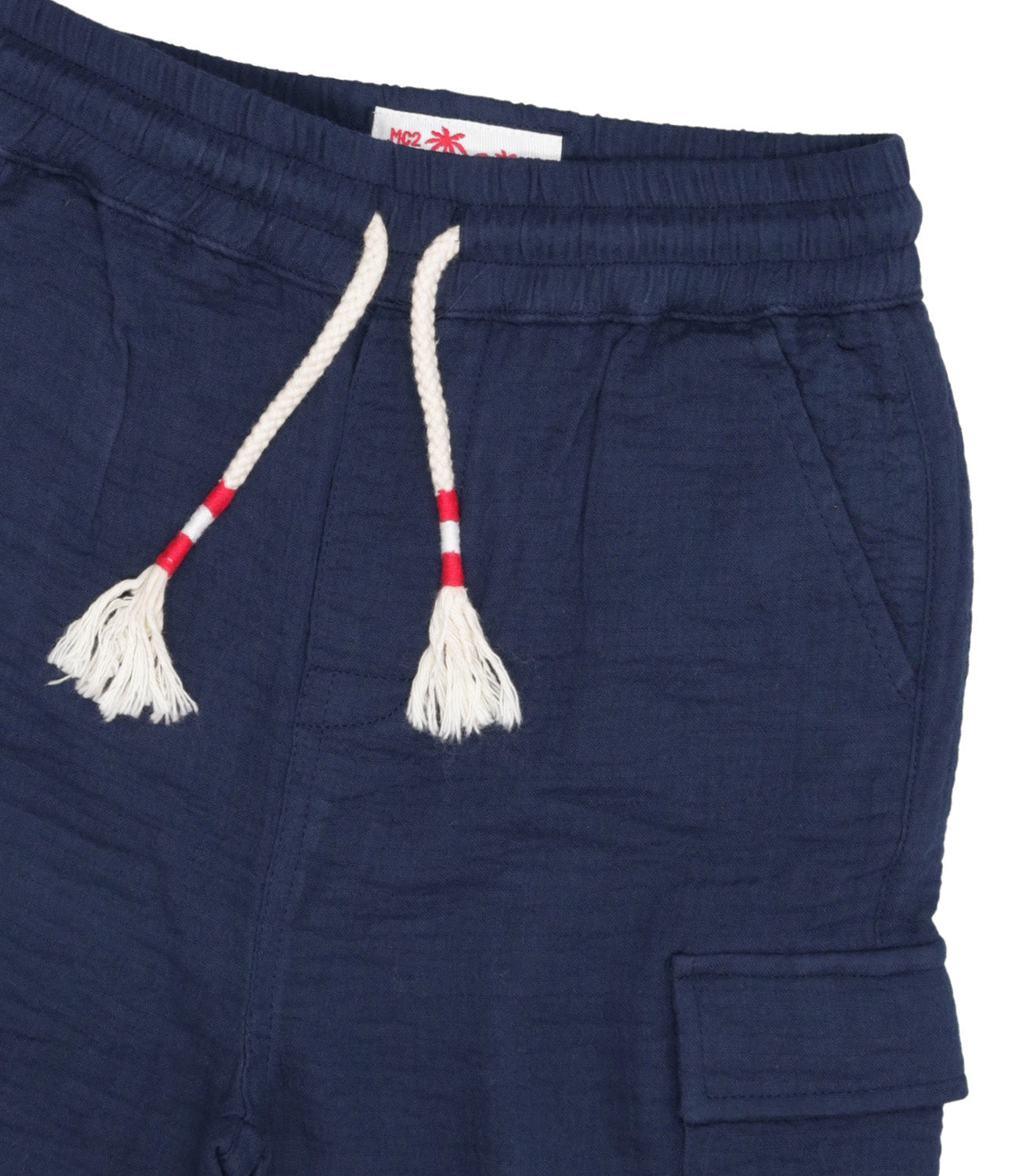 MC2 Saint Barth Kids | Navy Blue Bermuda Shorts