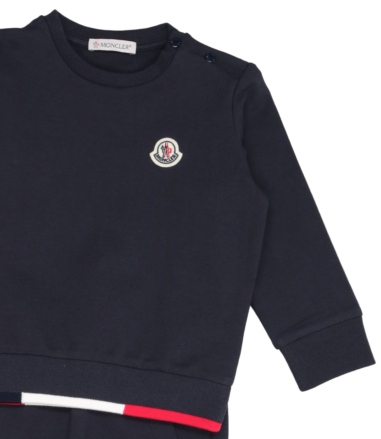 Moncler Junior | Tuta Blu Scuro