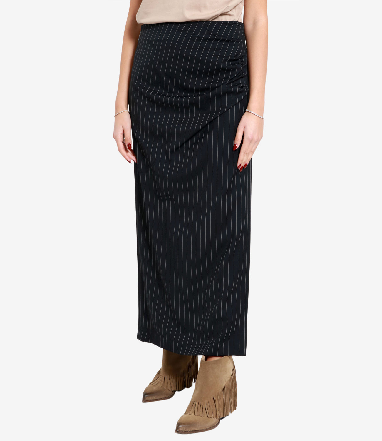 MSGM | Navy Blue Skirt