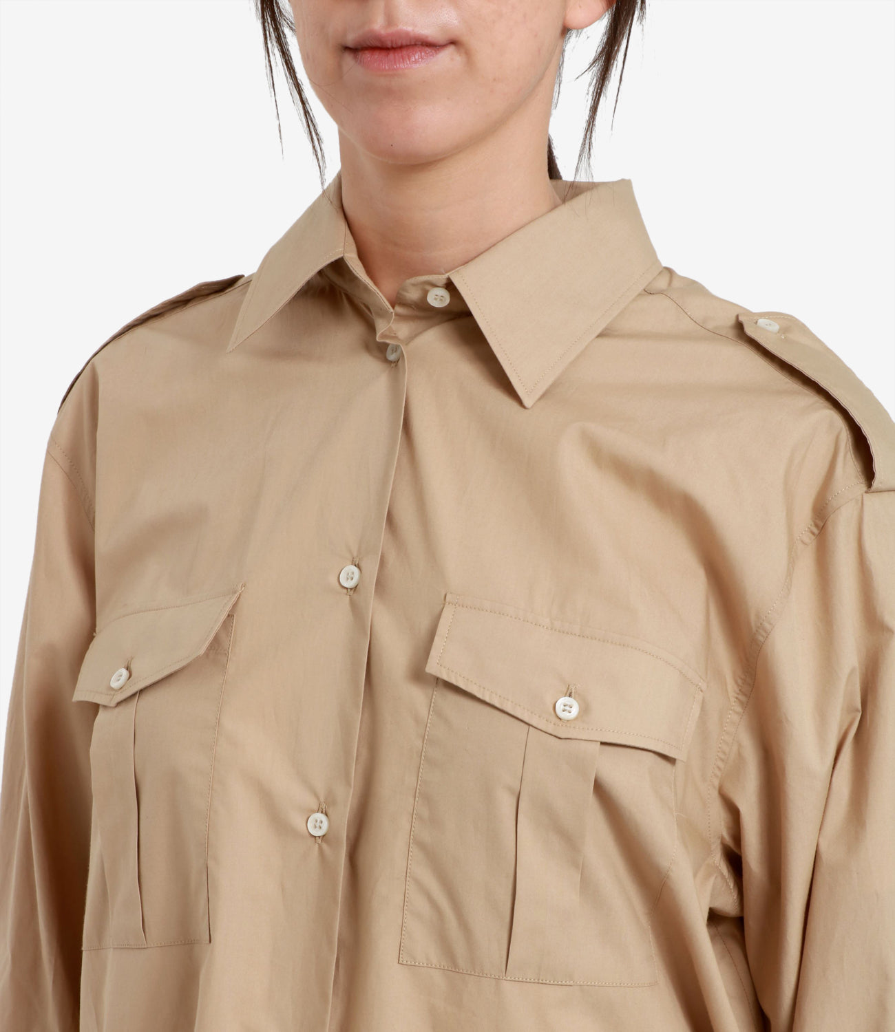 MSGM | Beige Shirt