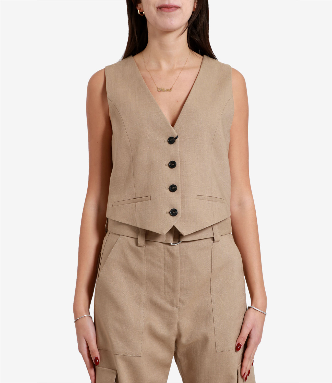 MSGM | Gilet Beige