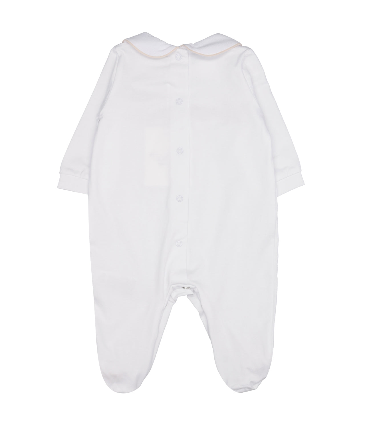 Nanan | White and Beige Sleepsuit