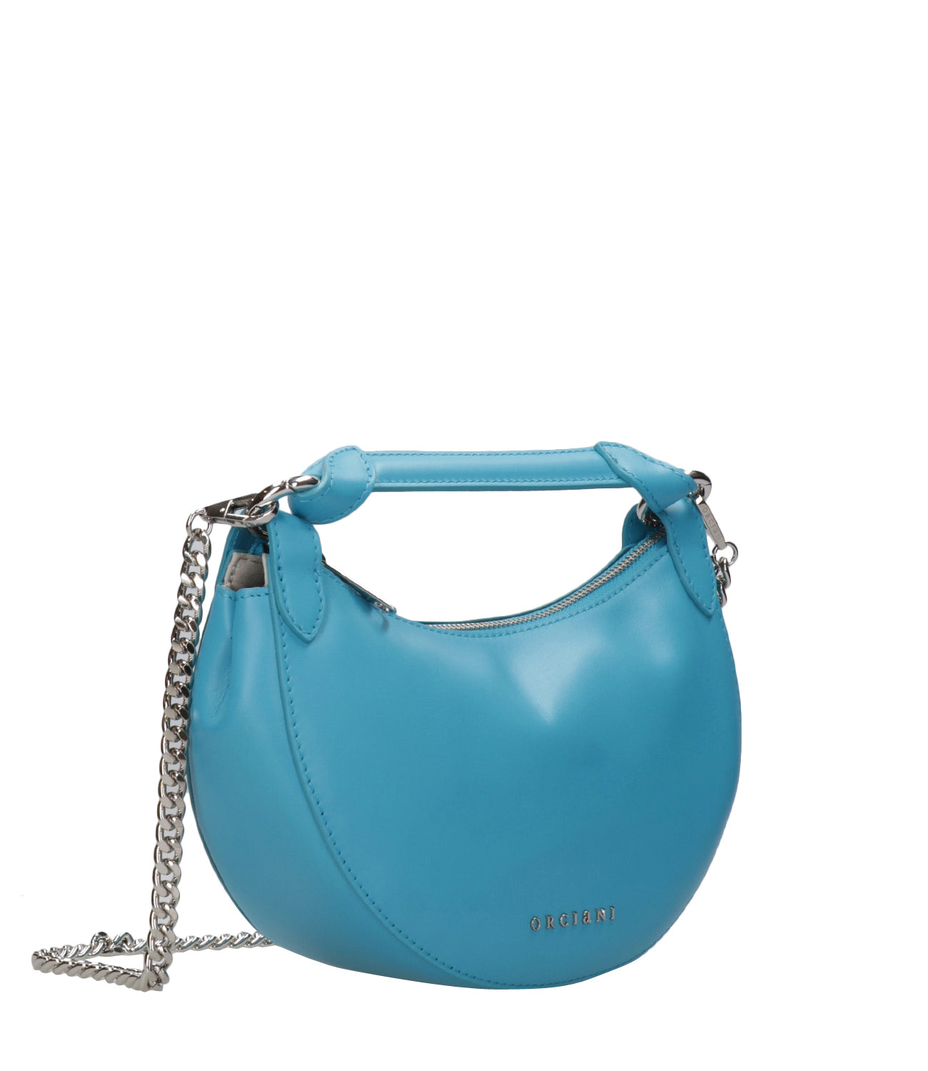 Orciani | Borsa Mini Bag Dumpling Soft Turchese