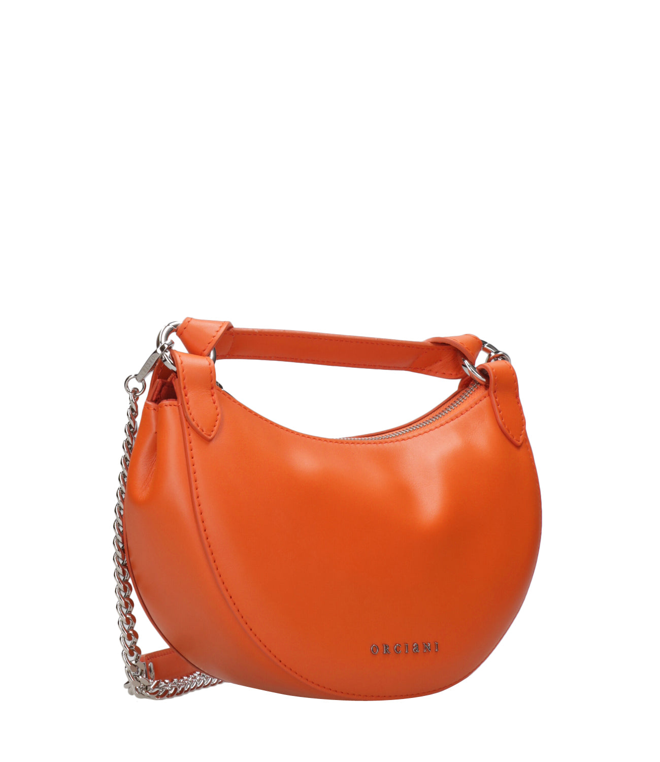 Orciani | Borsa Mini Bag Dumpling Soft Arancio