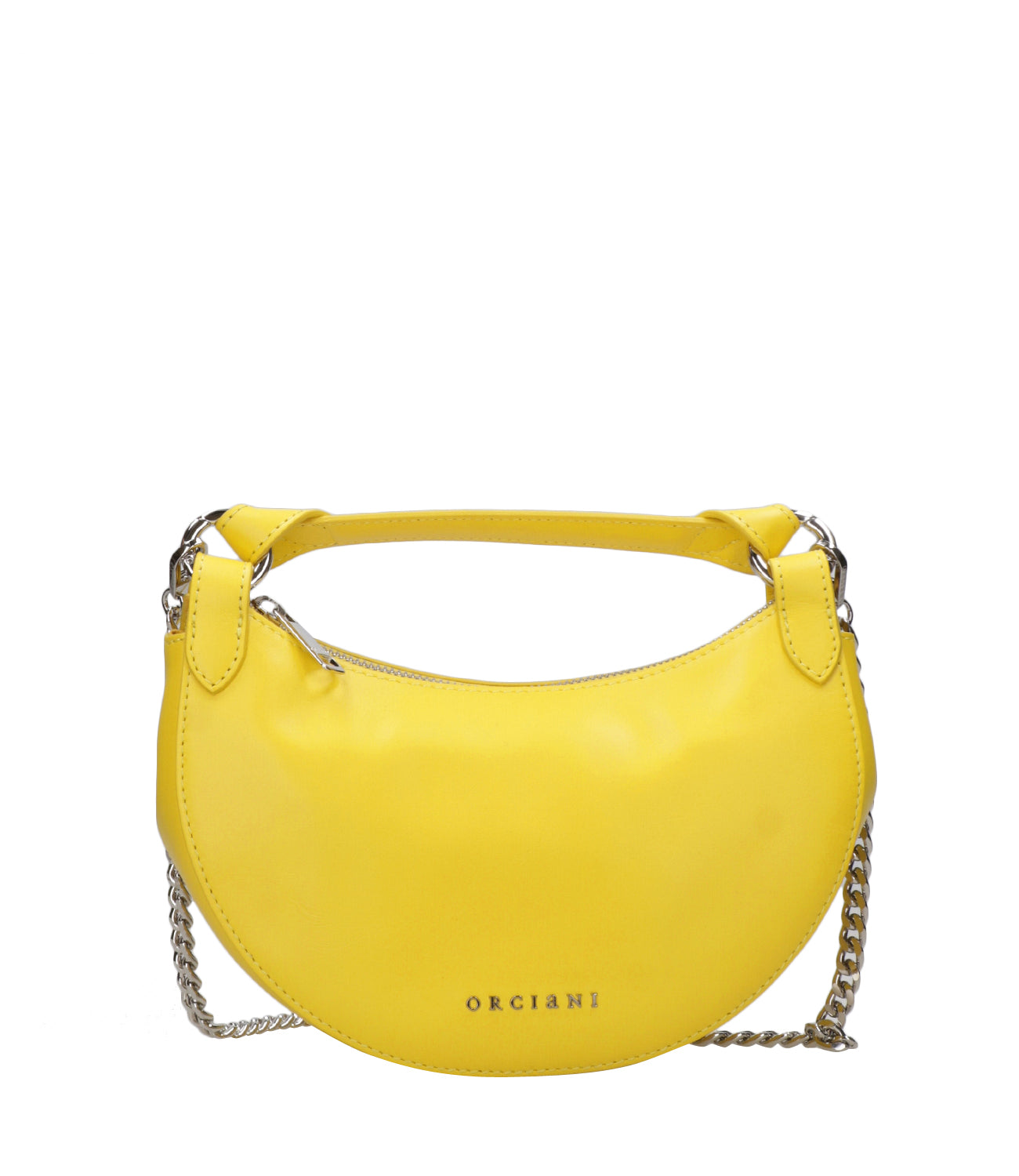 Orciani | Borsa Mini Bag Dumpling Soft Gialla