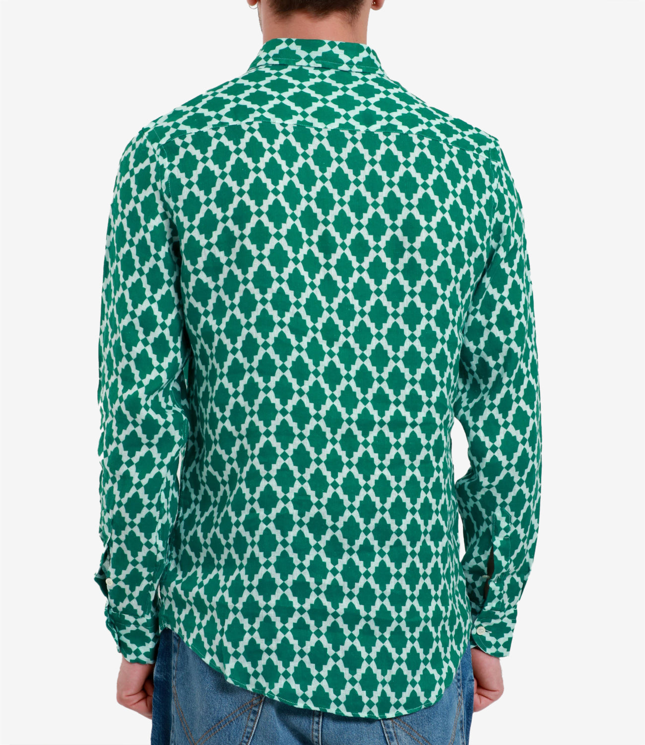 Peninsula Swim&Wear | Green and White Shirt