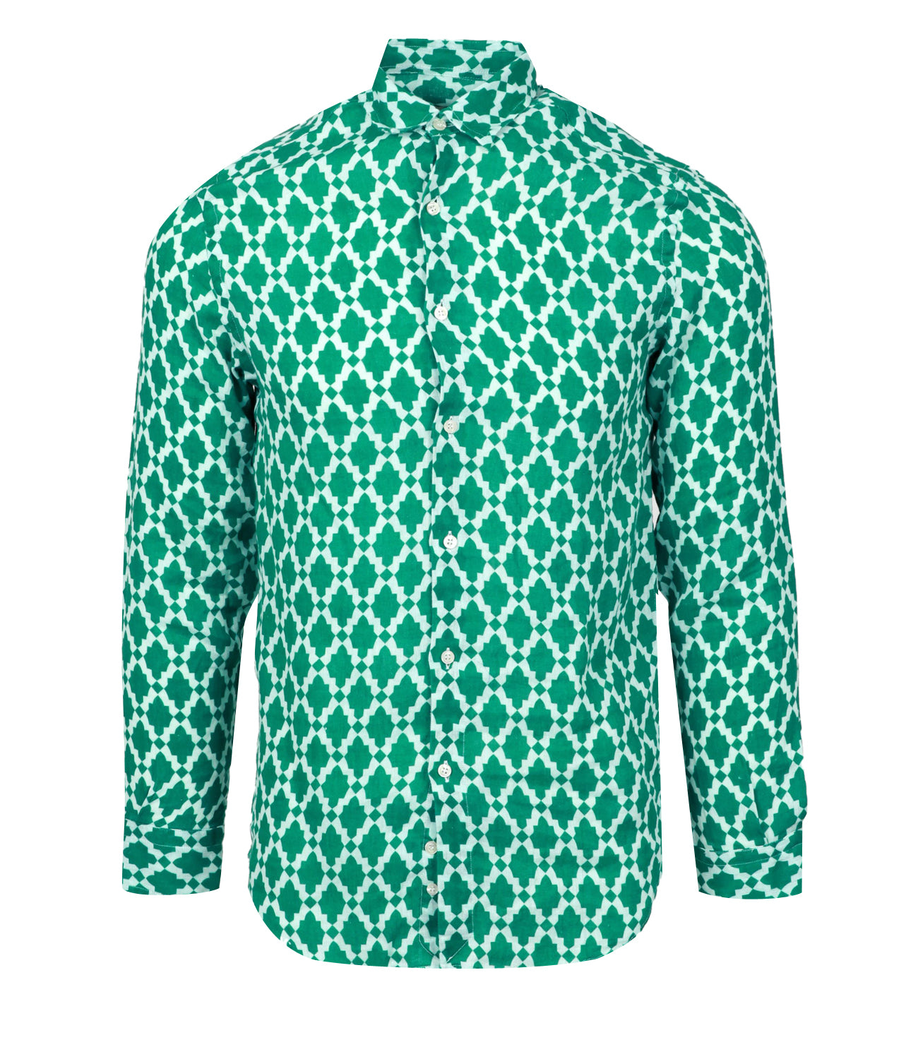 Peninsula Swim&Wear | Green and White Shirt