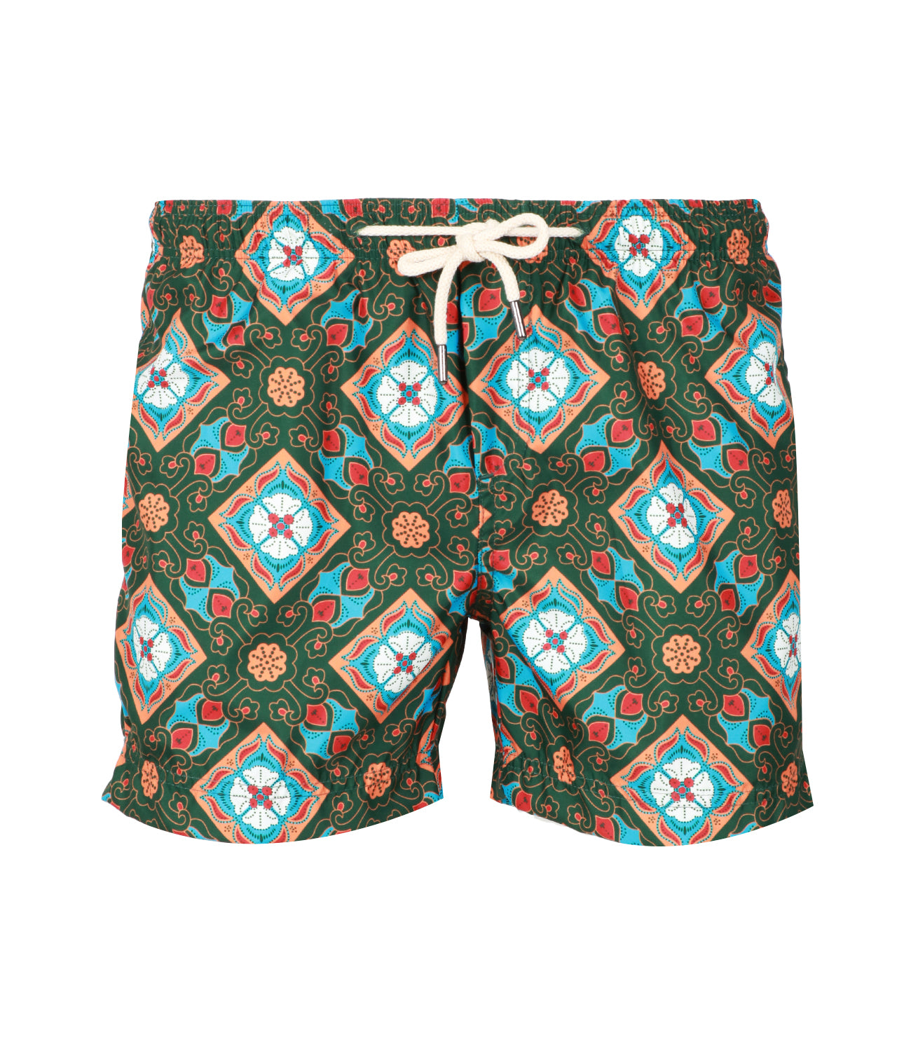 Peninsula Swim&Wear | Green and Orange Boxer Swimsuit