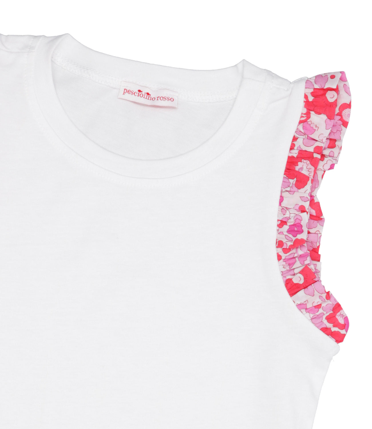 Pesciolino Rosso Kids Beachwear | Canotta Bianco