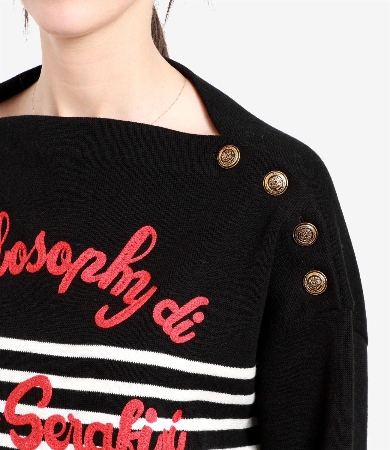 Philosophy by Lorenzo Serafini | Black Sweater