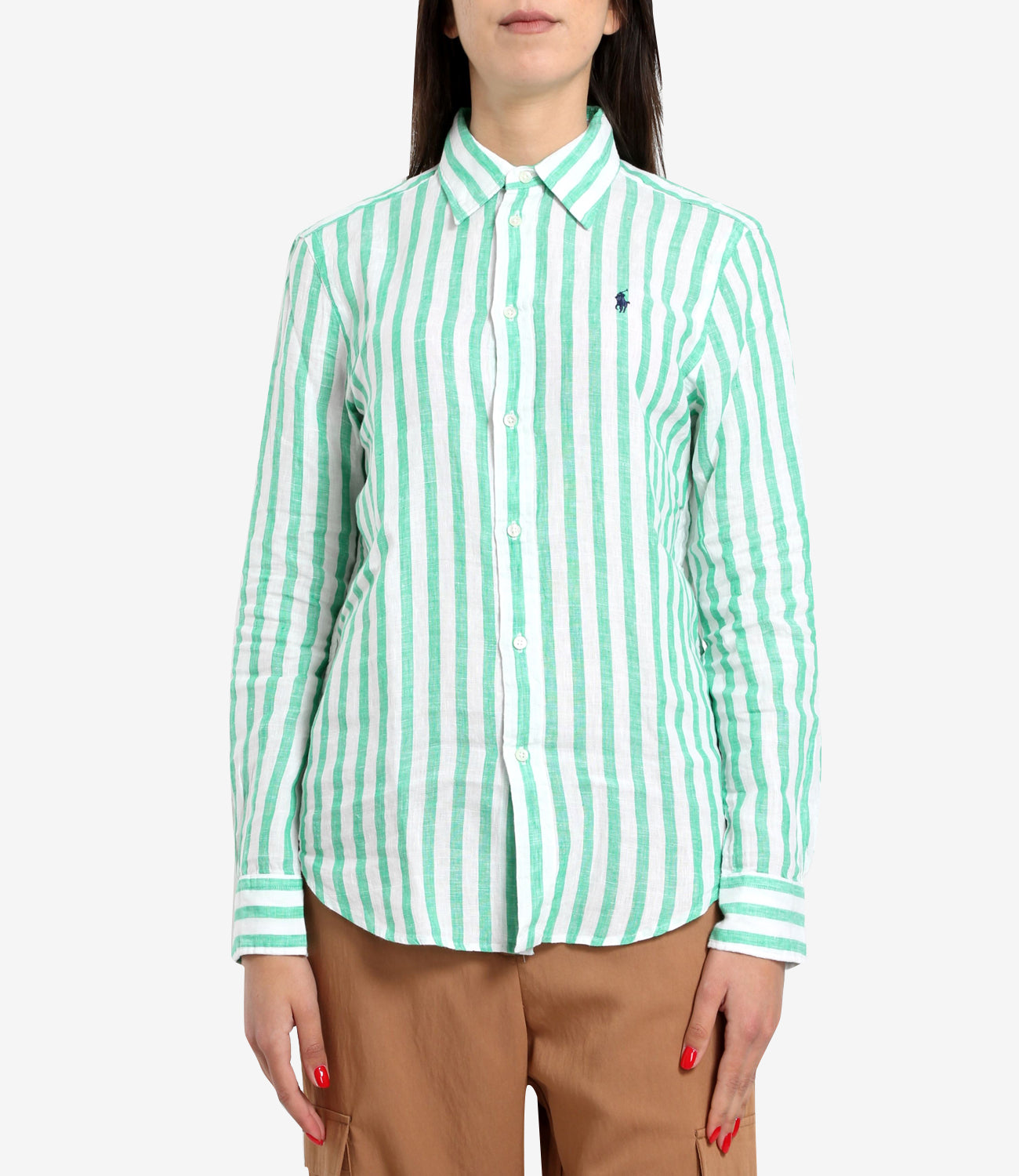 Polo Ralph Lauren | Green and White Shirt