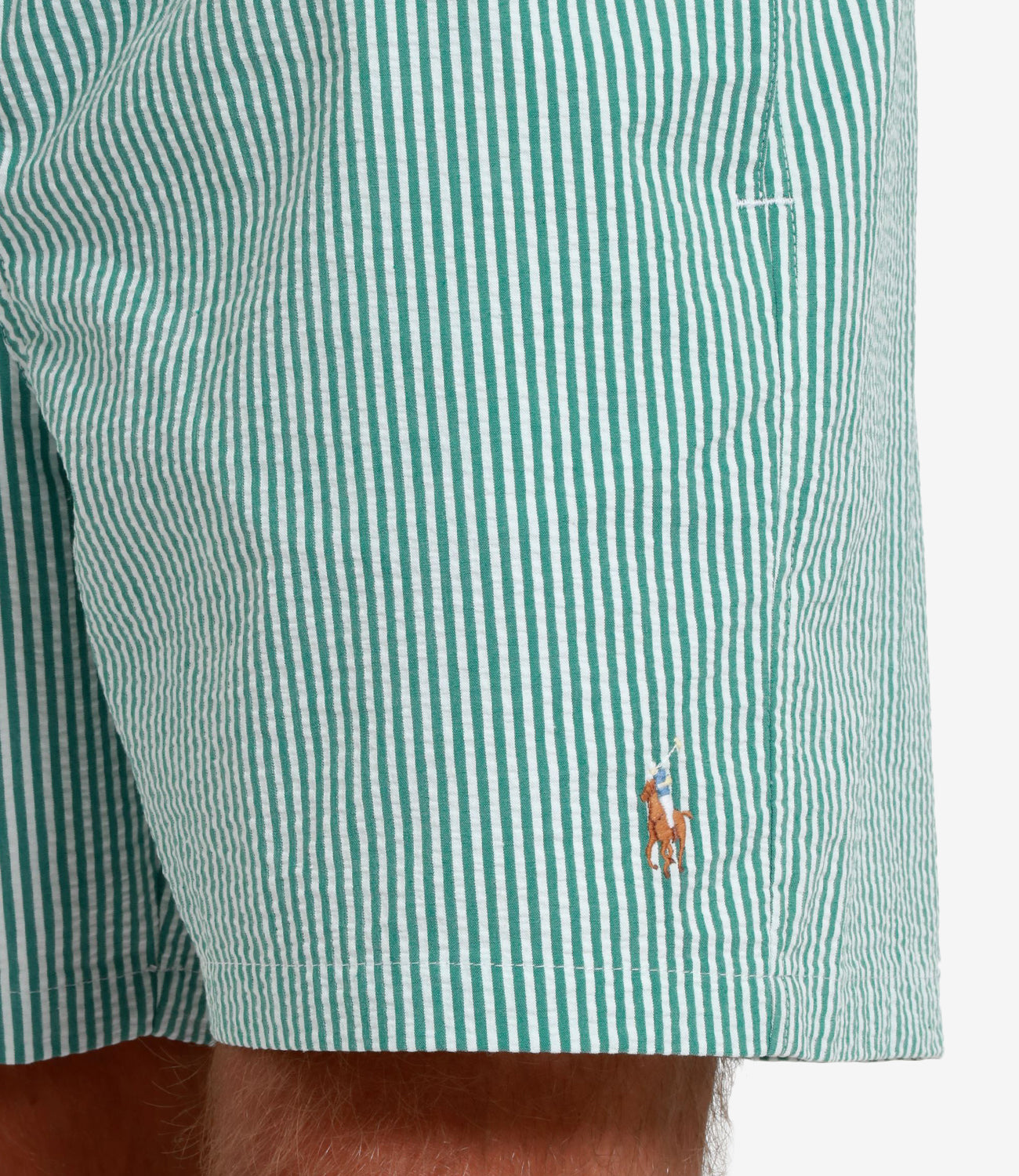 Polo Ralph Lauren | Costume Boxer Traveler Classic Swim Verde e Bianco