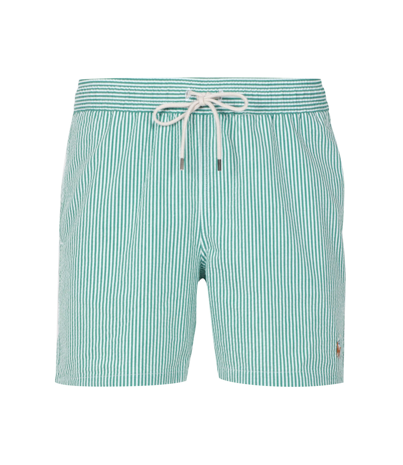 Polo Ralph Lauren | Traveler Classic Swim Green and White Boxer Swimsuit