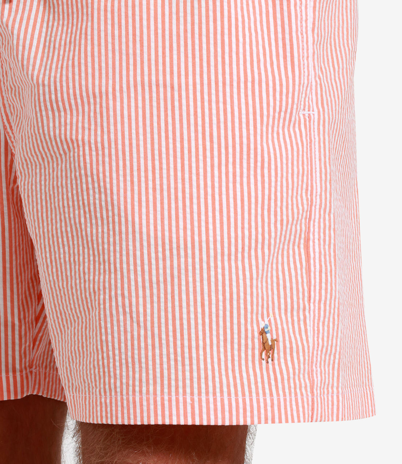 Polo Ralph Lauren | Costume Boxer Traveler Classic Swim Arancio e Bianco