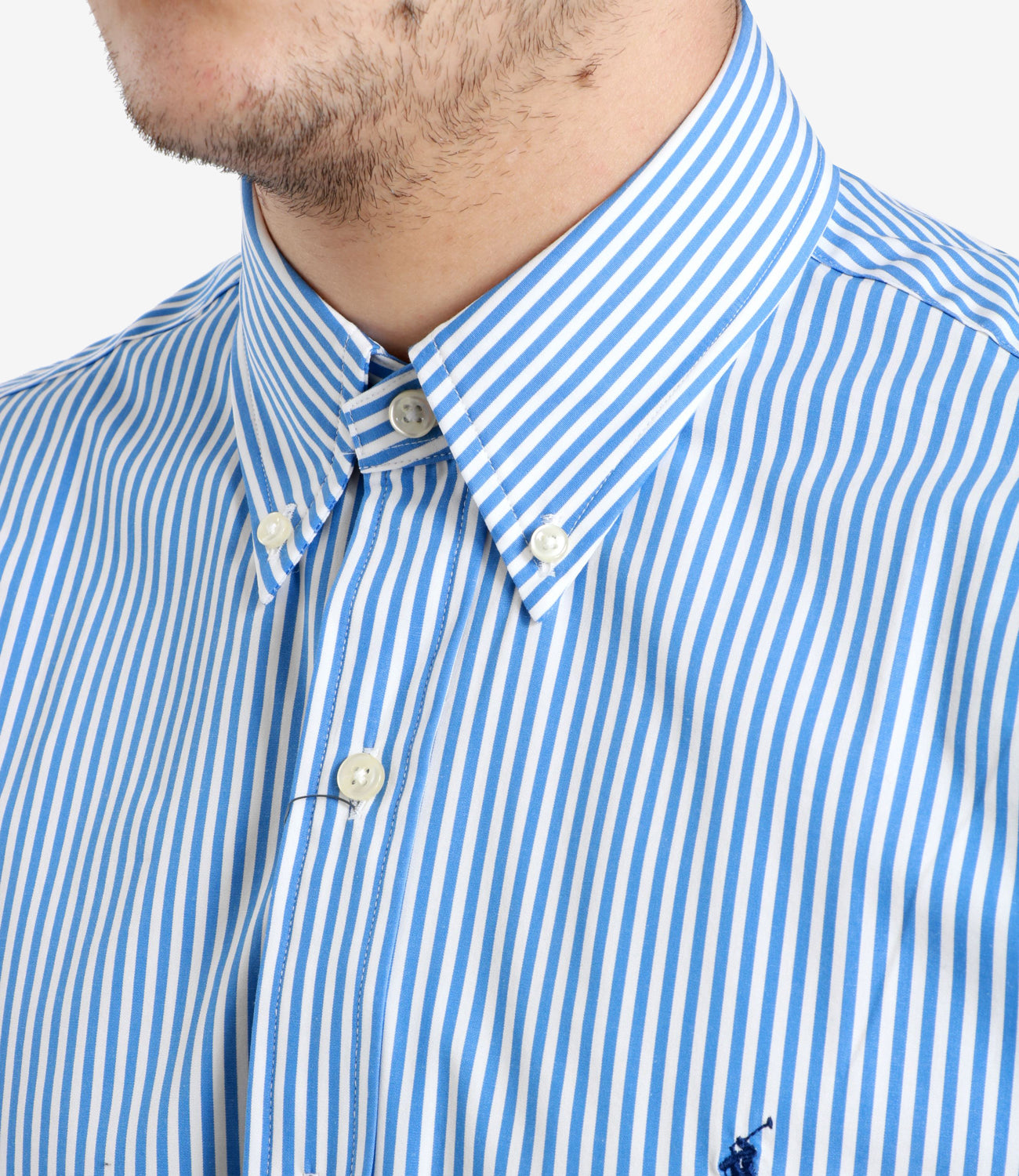 Polo Ralph Lauren | Camicia Custom Fit Blu e Bianca