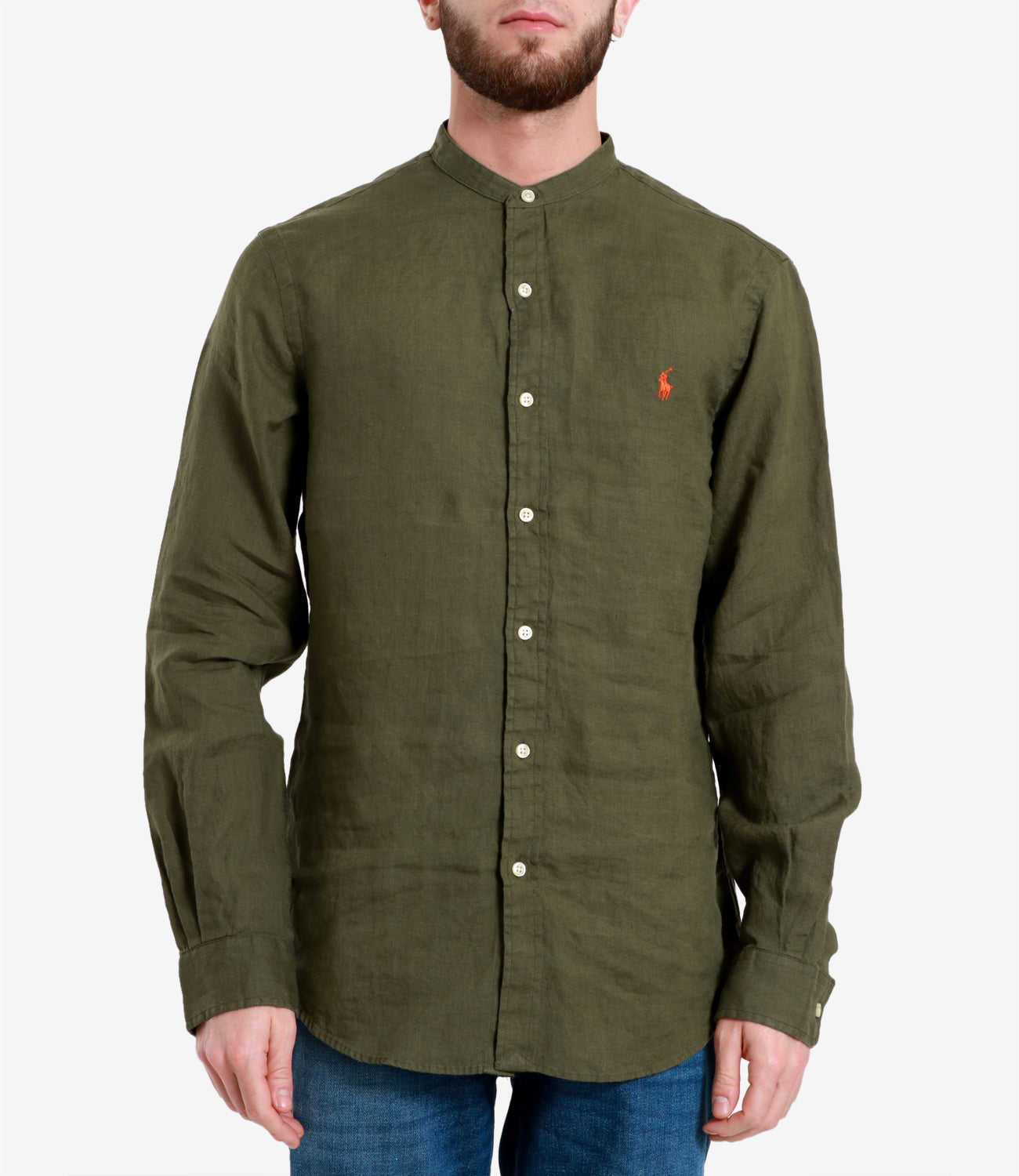 Polo Ralph Lauren | Camicia Slim Fit Verde Militare