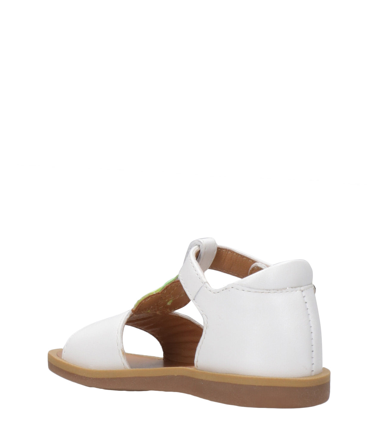 Pom D'Api | Sandal Poppy Ice Cream White