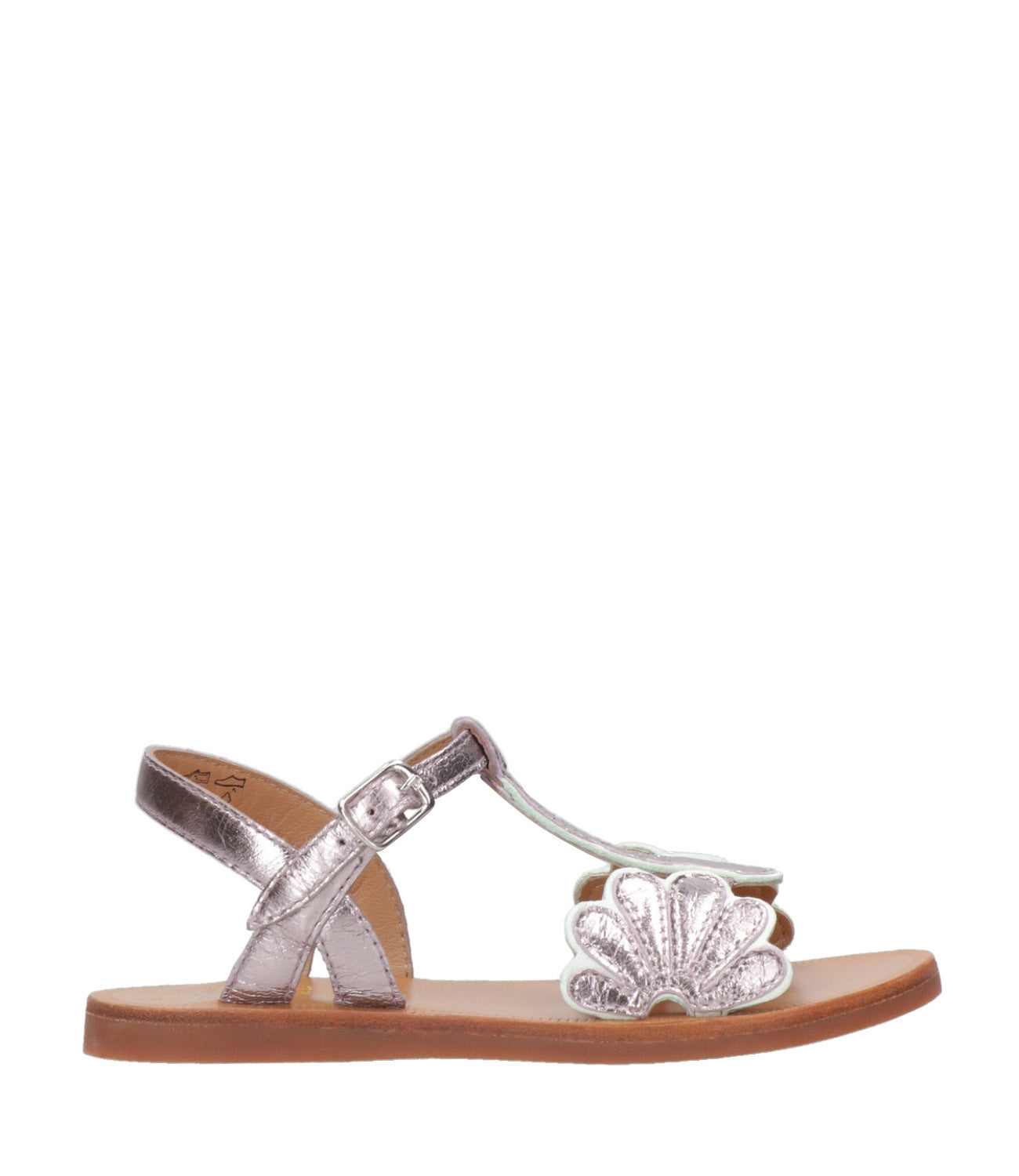 Pom D'Api | Antique Silver Sandal