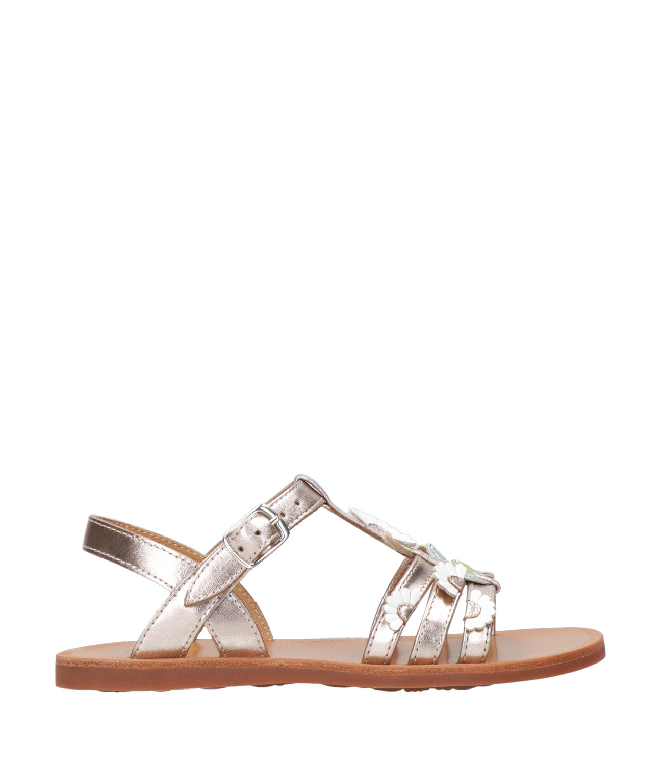 Pom D'Api | Pale Gold Sandal