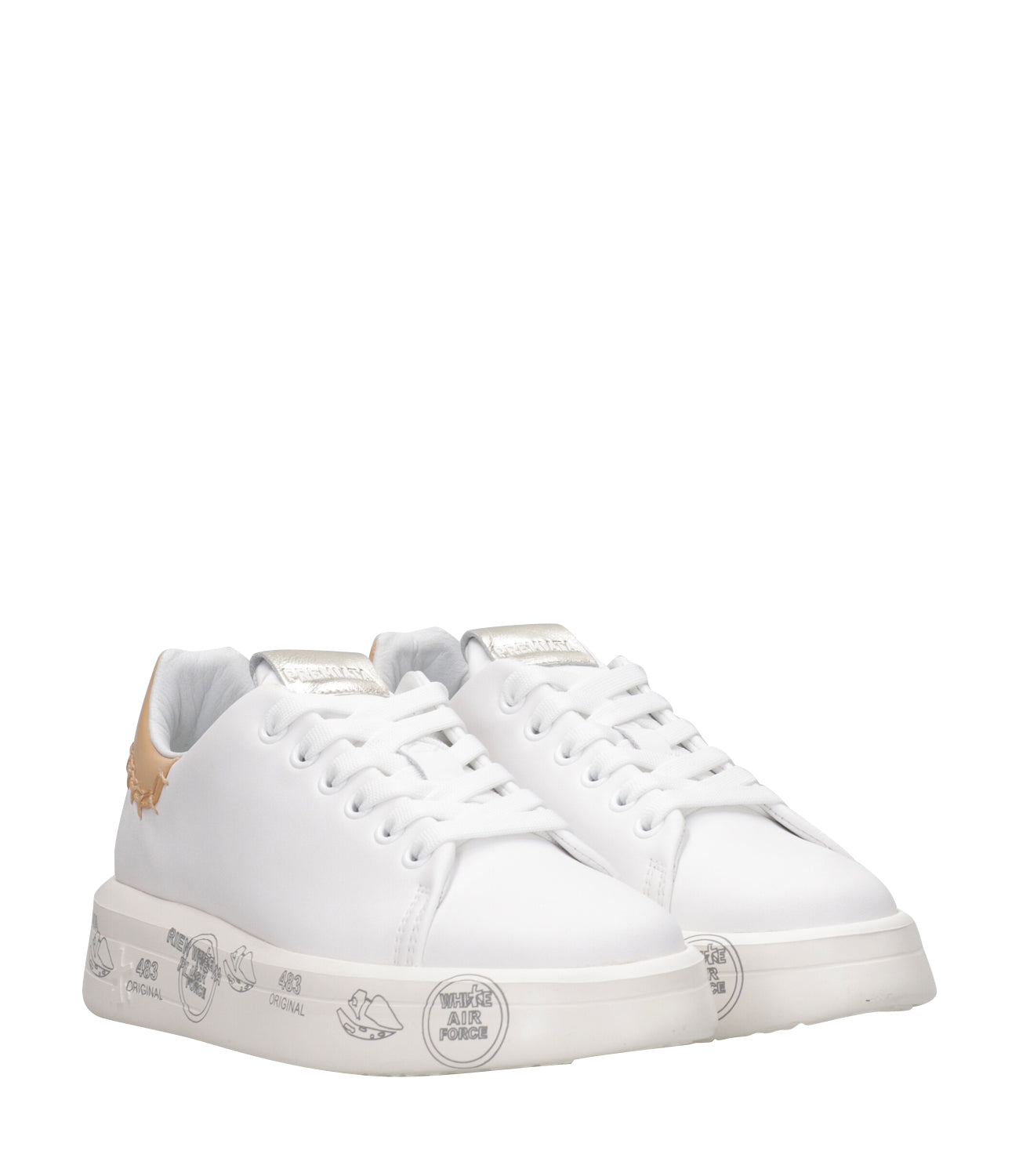 Premiata | Belle White Sneakers