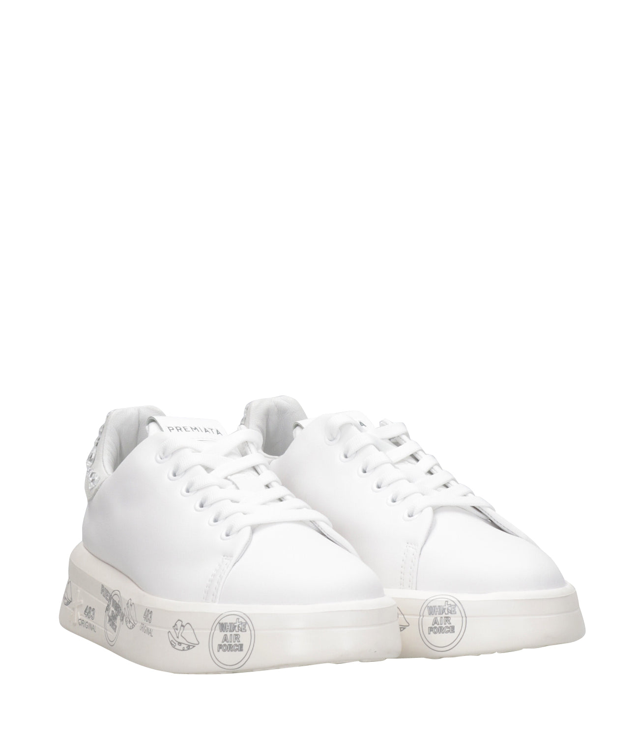 Premiata | Belle White Sneakers