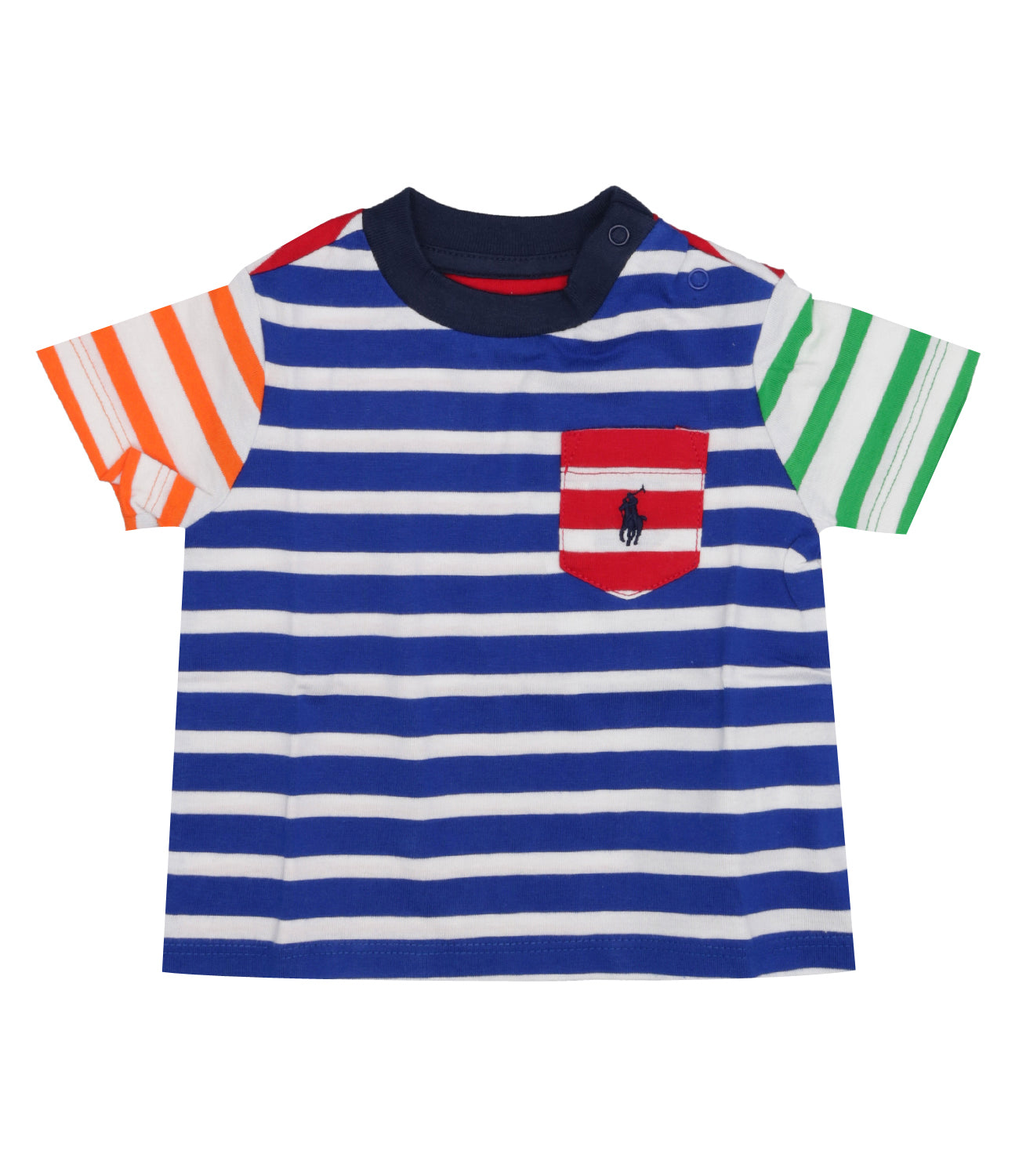 Ralph Lauren Childrenswear | T-Shirt Blu Royal e Rossa