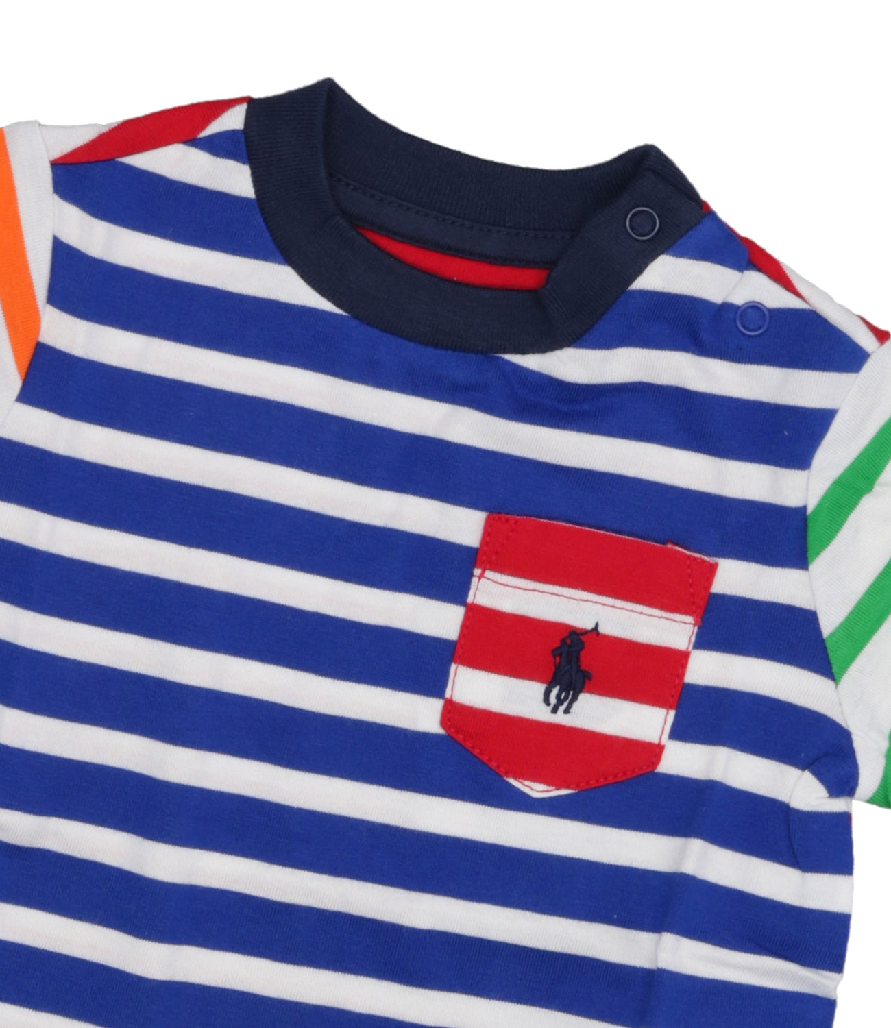 Ralph Lauren Childrenswear | Royal Blue and Red T-Shirt