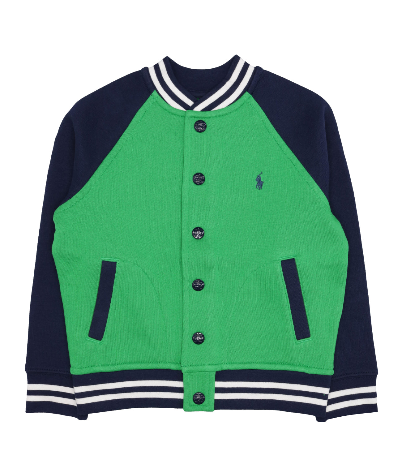 Ralph Lauren Childrenswear | Green and Blue Bomber Jacket